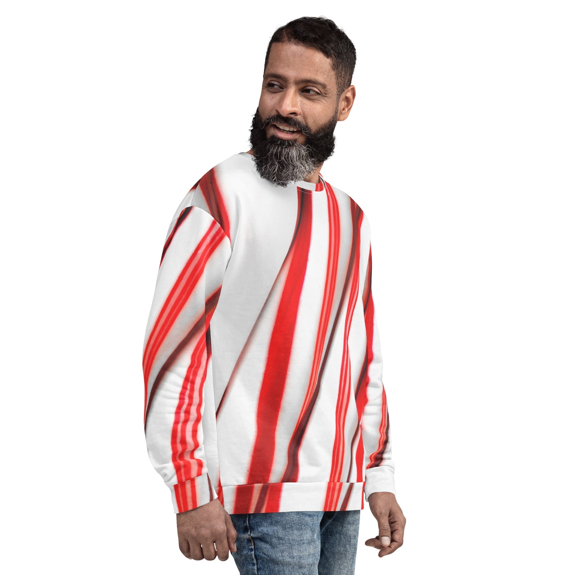 3D Candy Cane Sweatshirt