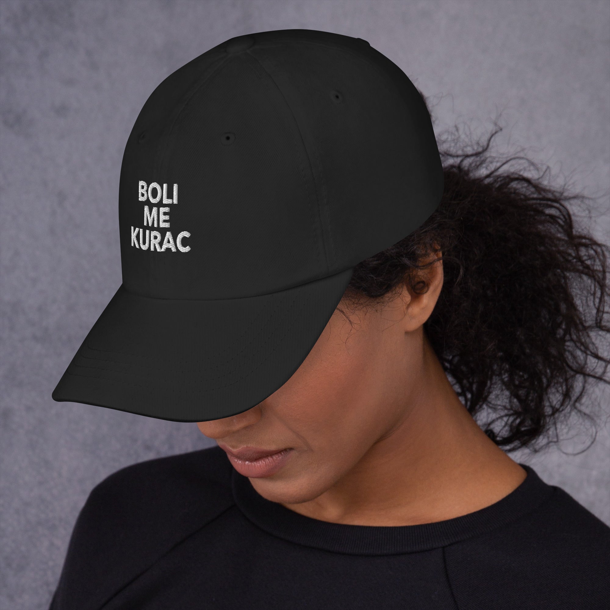Boli Me Kurac Embroidery Hat