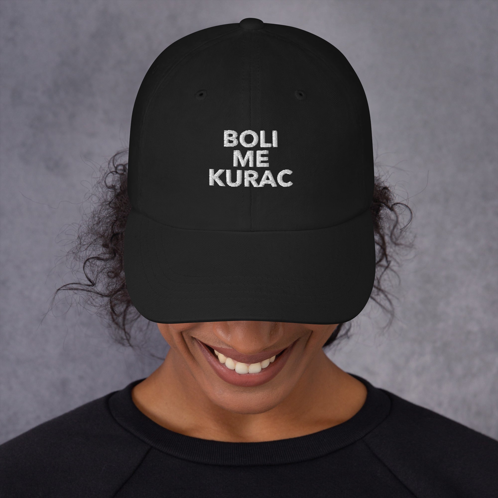 Boli Me Kurac Embroidery Hat