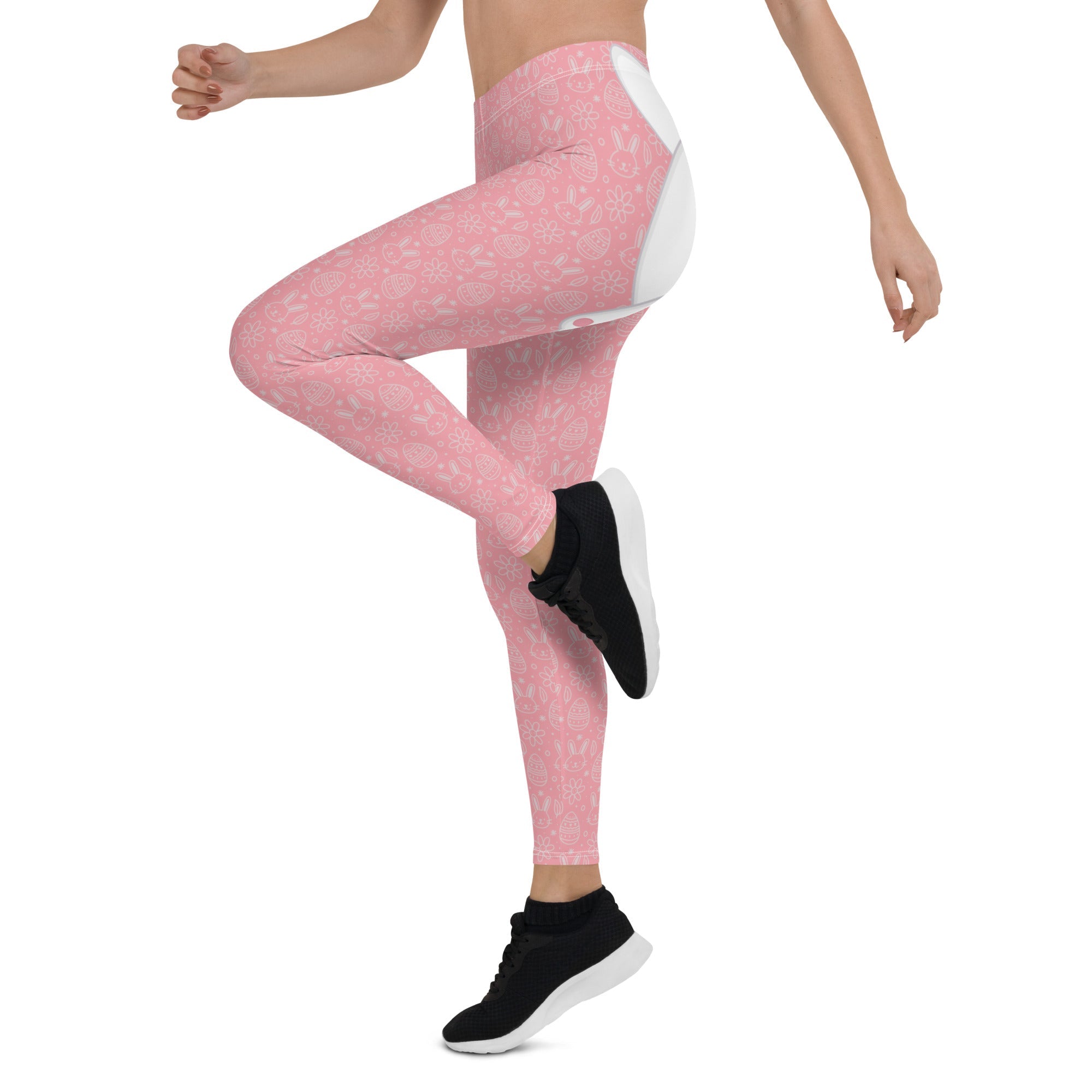Bunny But* Easter Leggings (Pink)