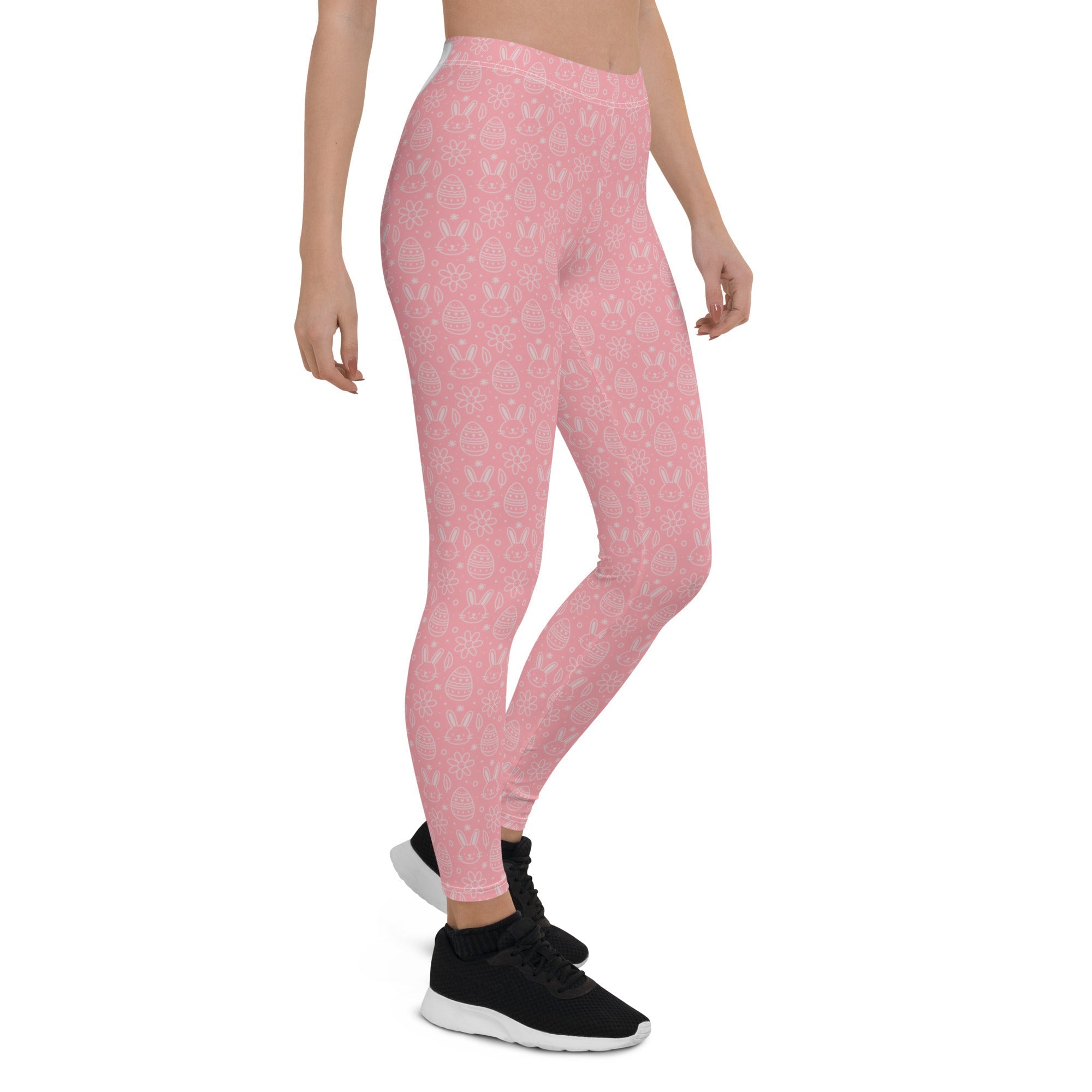 Bunny But* Easter Leggings (Pink)