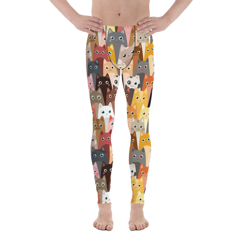 Cartoon Cats Men's Leggings