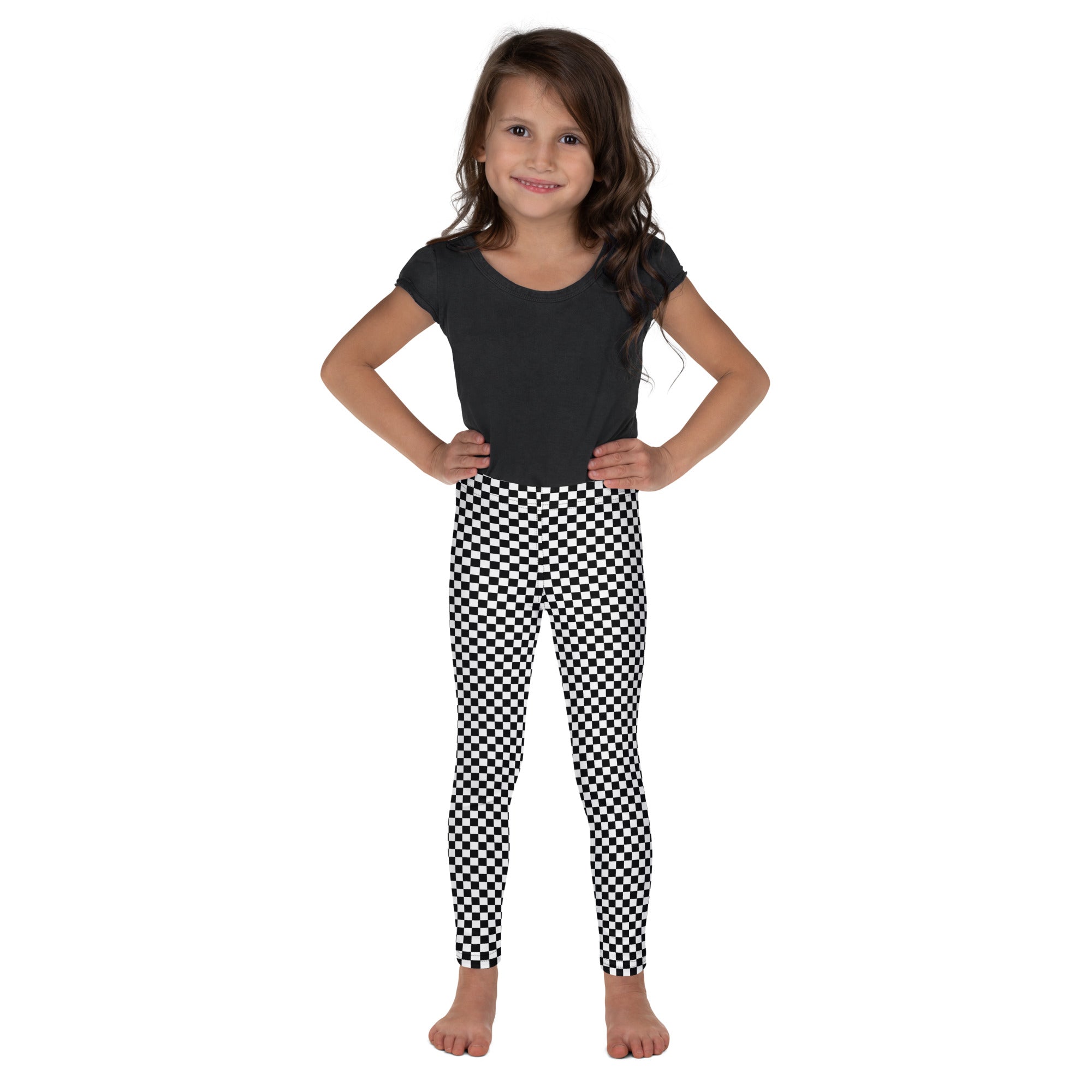 Checkered Kid's Leggings