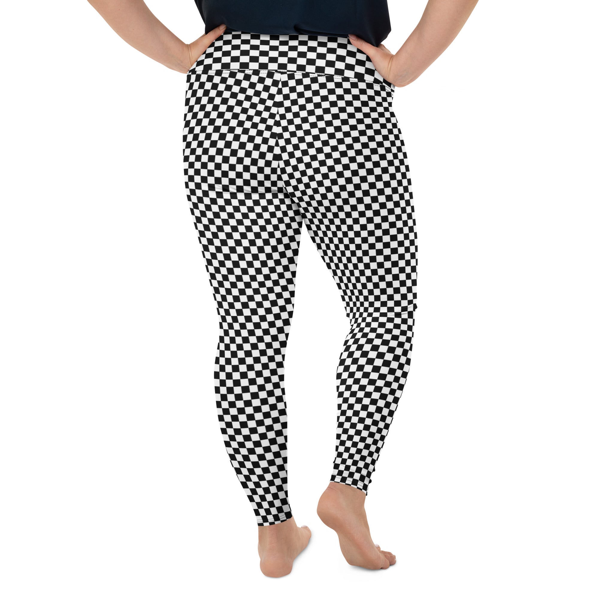 Checkered Plus Size Leggings