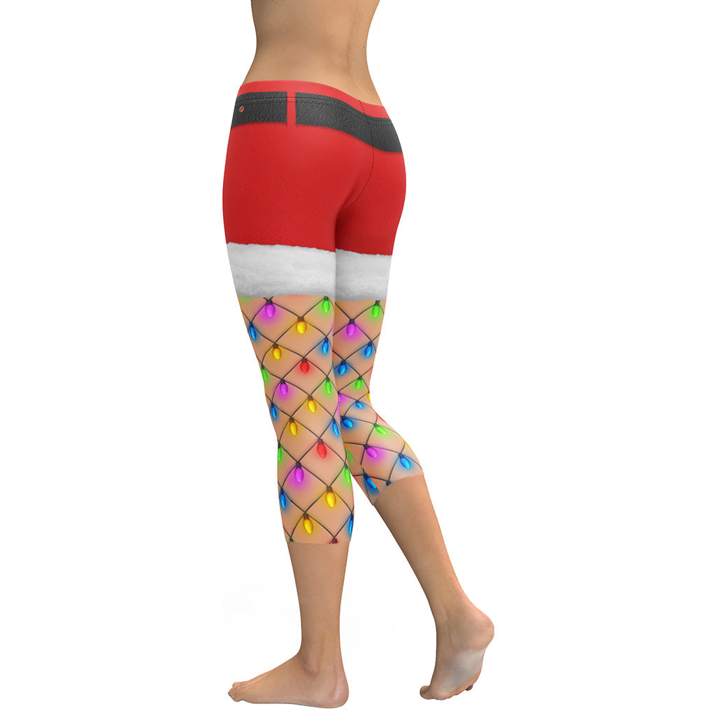 Christmas Lights Shorts Capris