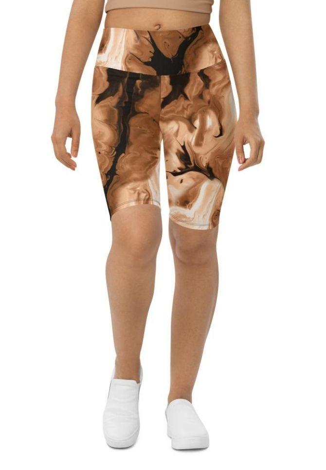 Coffee Essence Biker Shorts