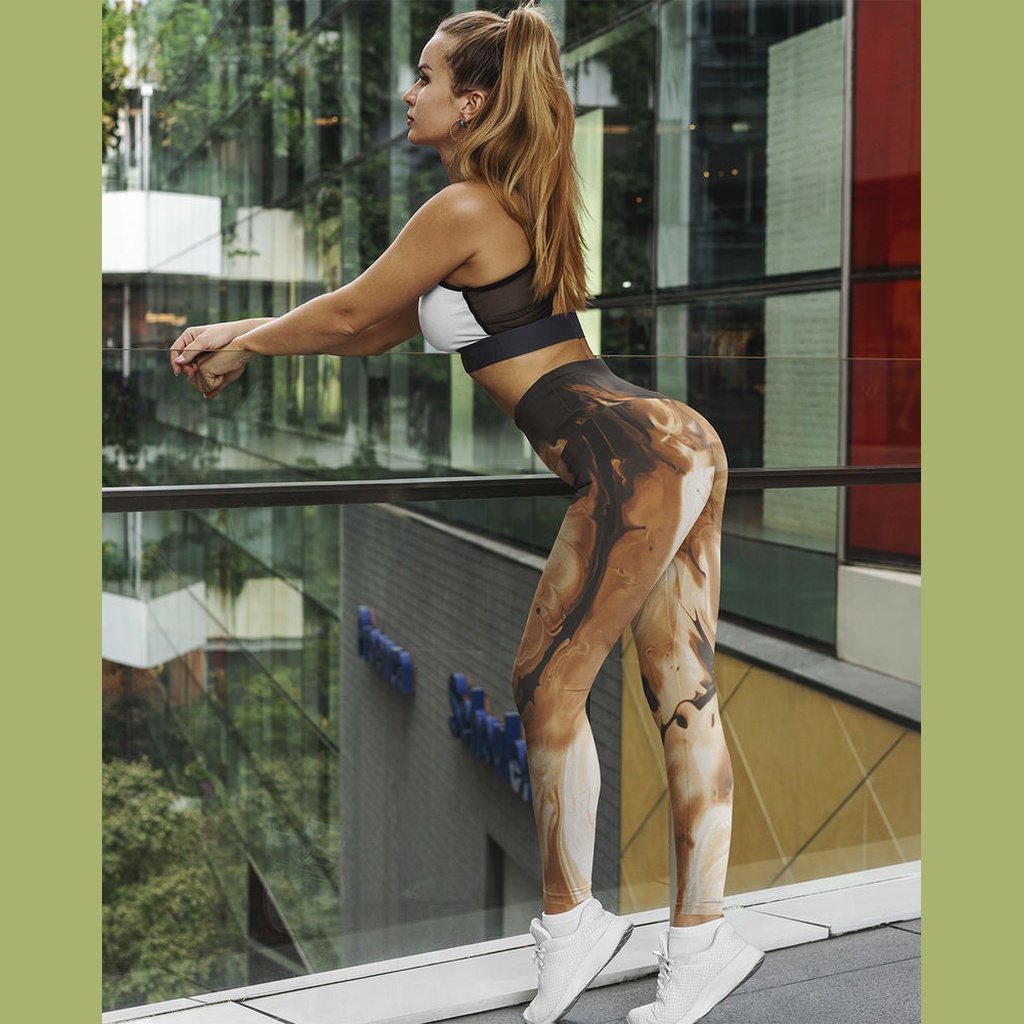 Coffee Essence Yoga Leggings