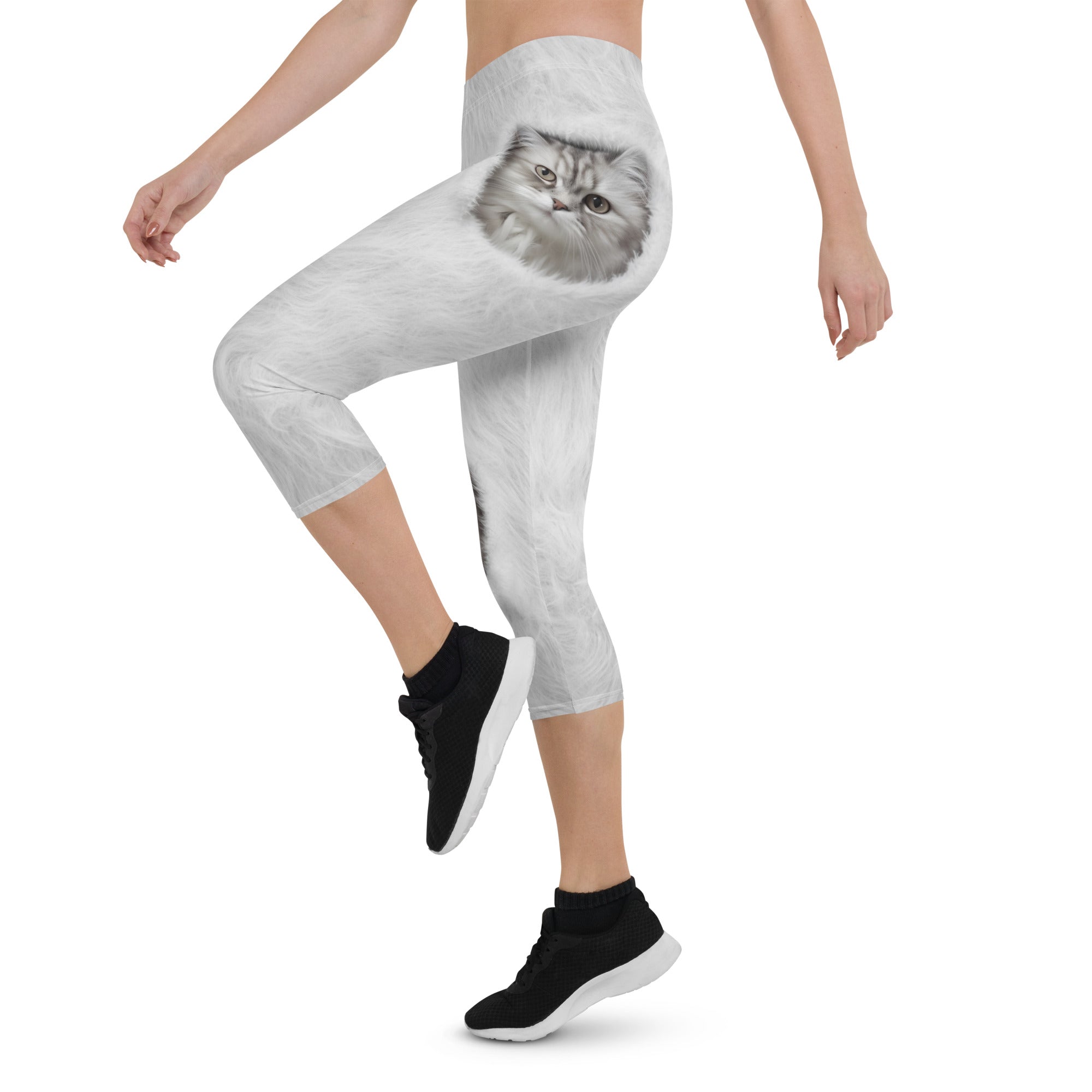 Cute Cozy Cat Capris