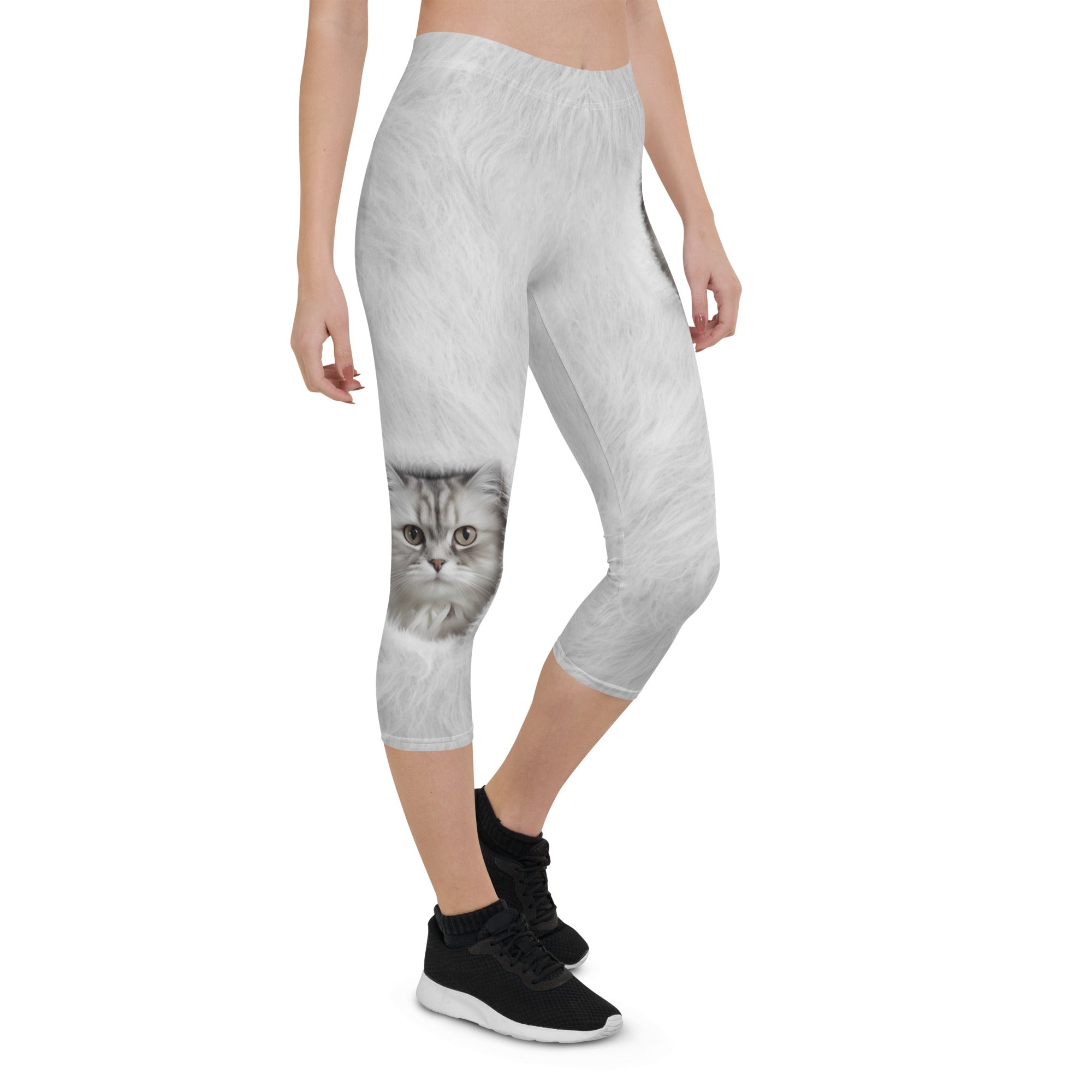 Cute Cozy Cat Capris