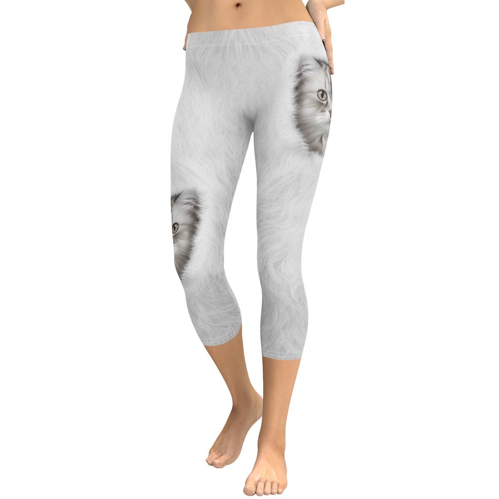 Cute Cozy Cat Capris