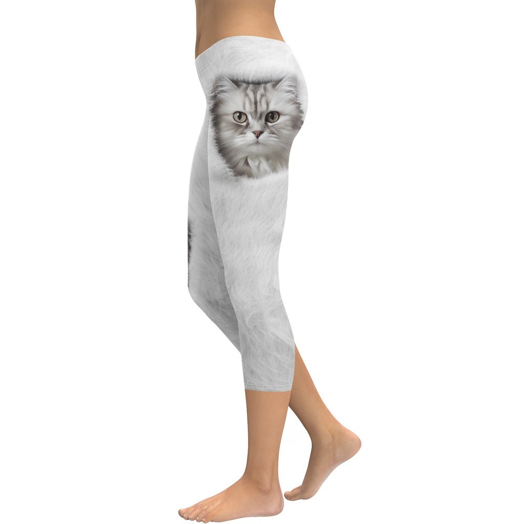 Cute Cozy Cat Capris
