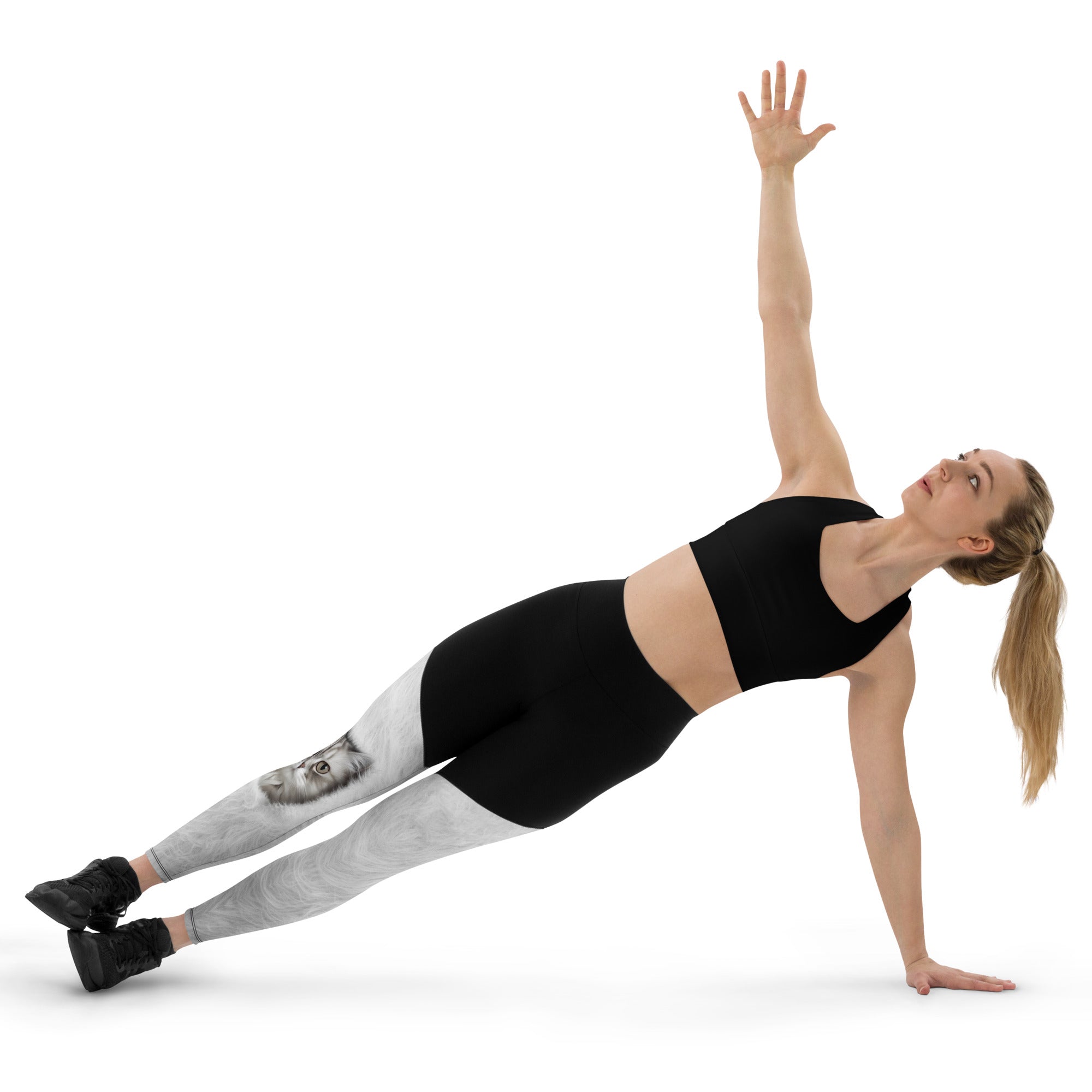Cute Cozy Cat Compression Leggings