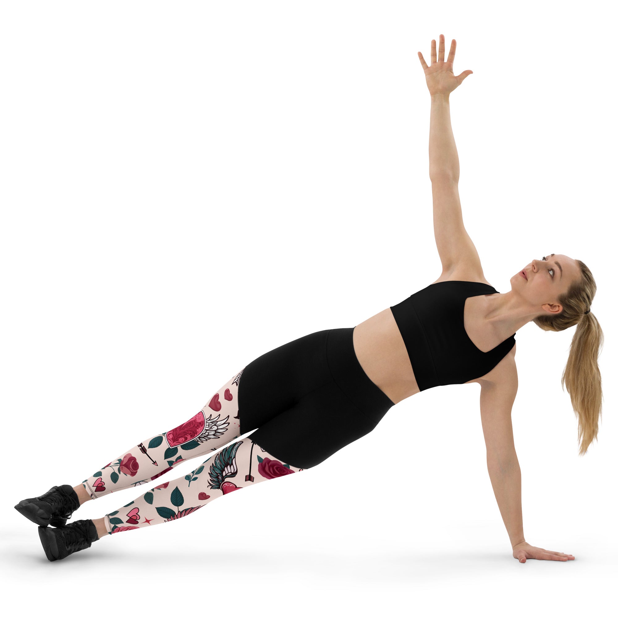 Cute Valentine Compression Leggings