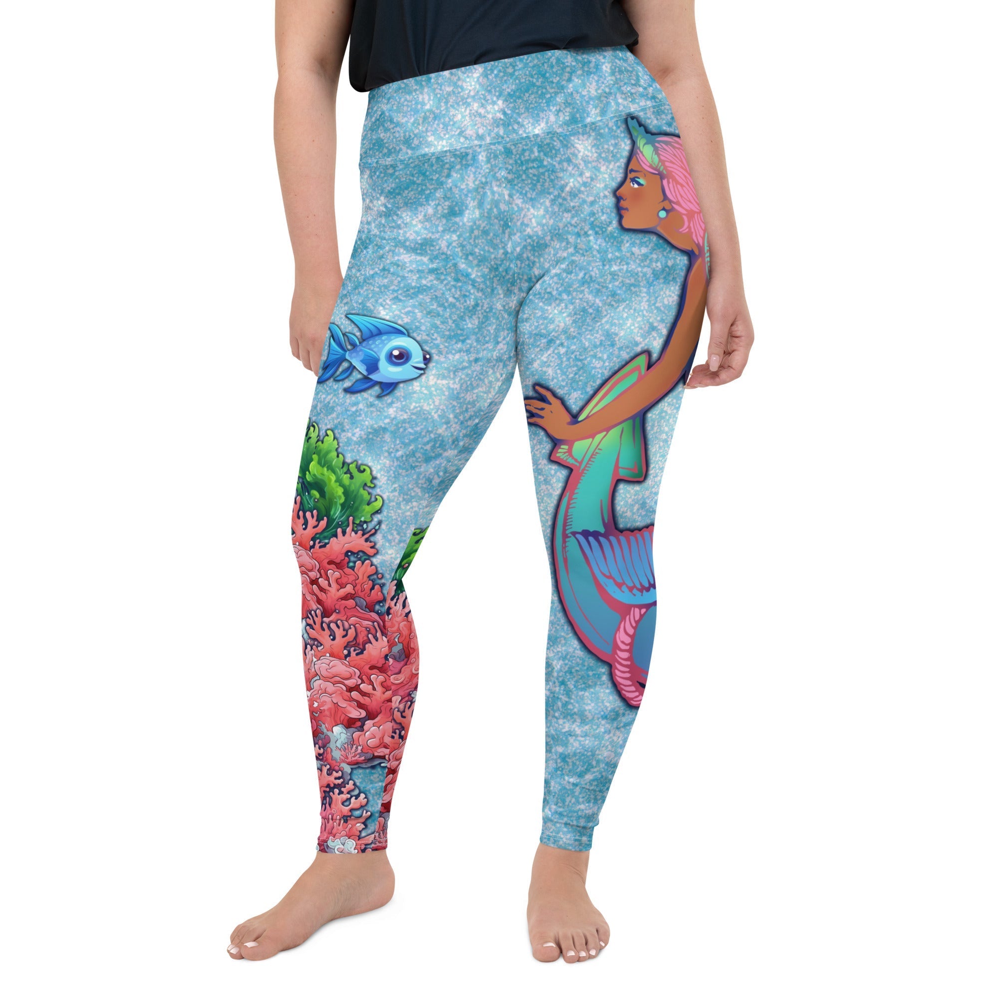 PLUS SIZE MERMAID SKIN LEGGING