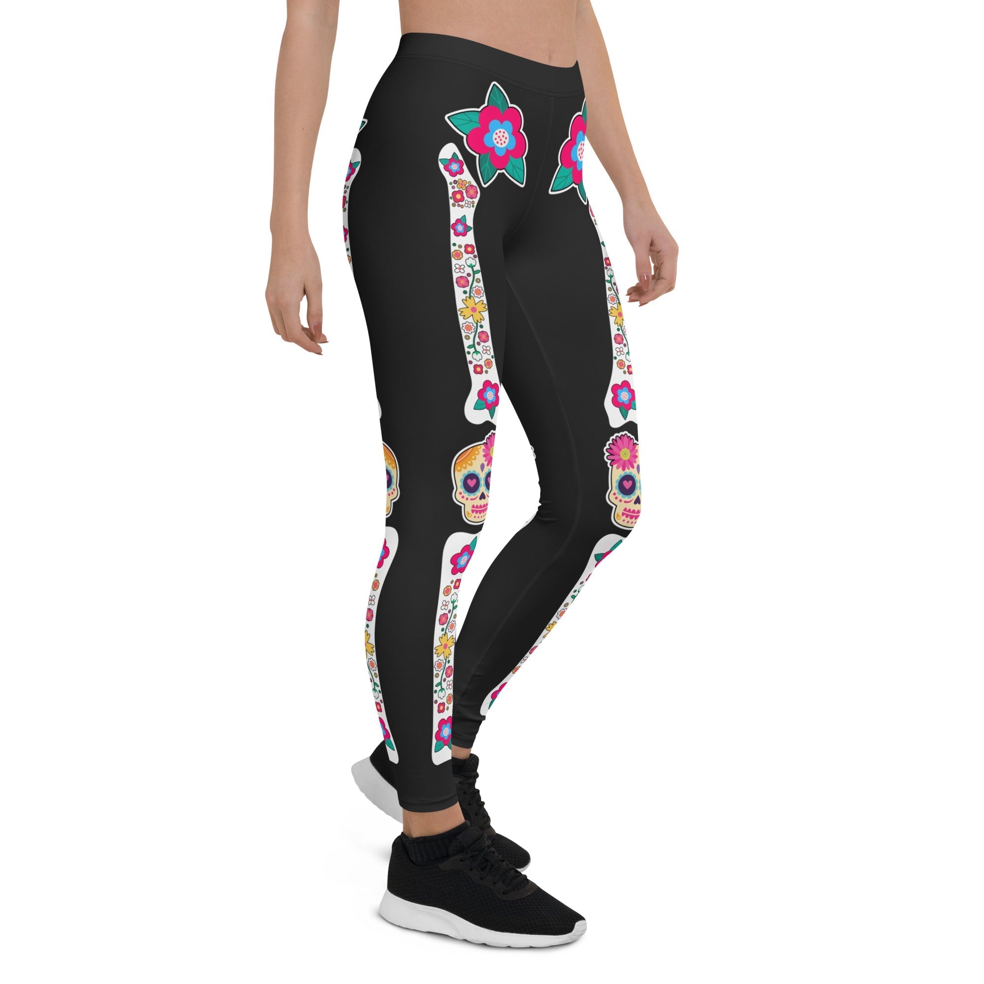 Day of the Dead Bones Leggings