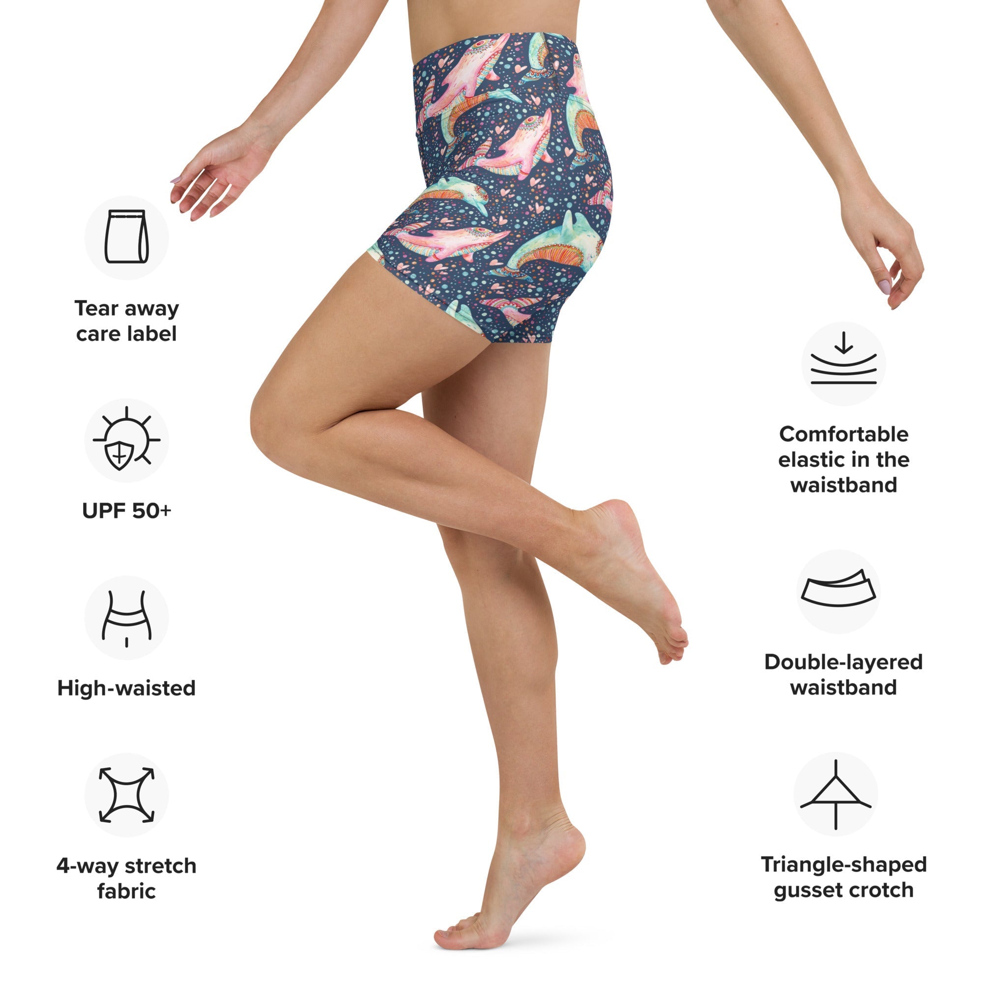 Dolphin Yoga Shorts