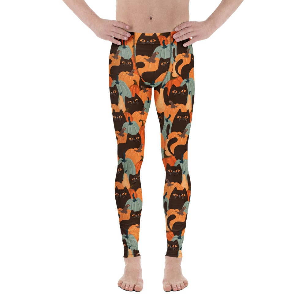 Fall Cat Magic Men's Leggings