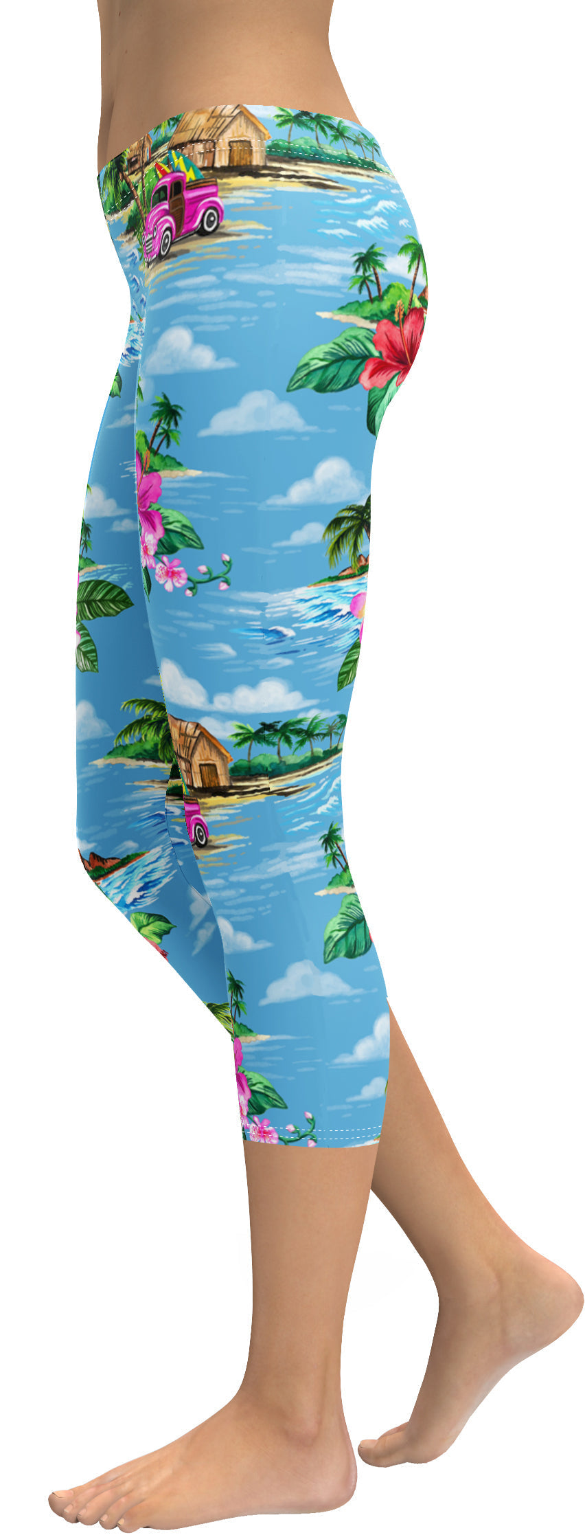 Floral Island Capris