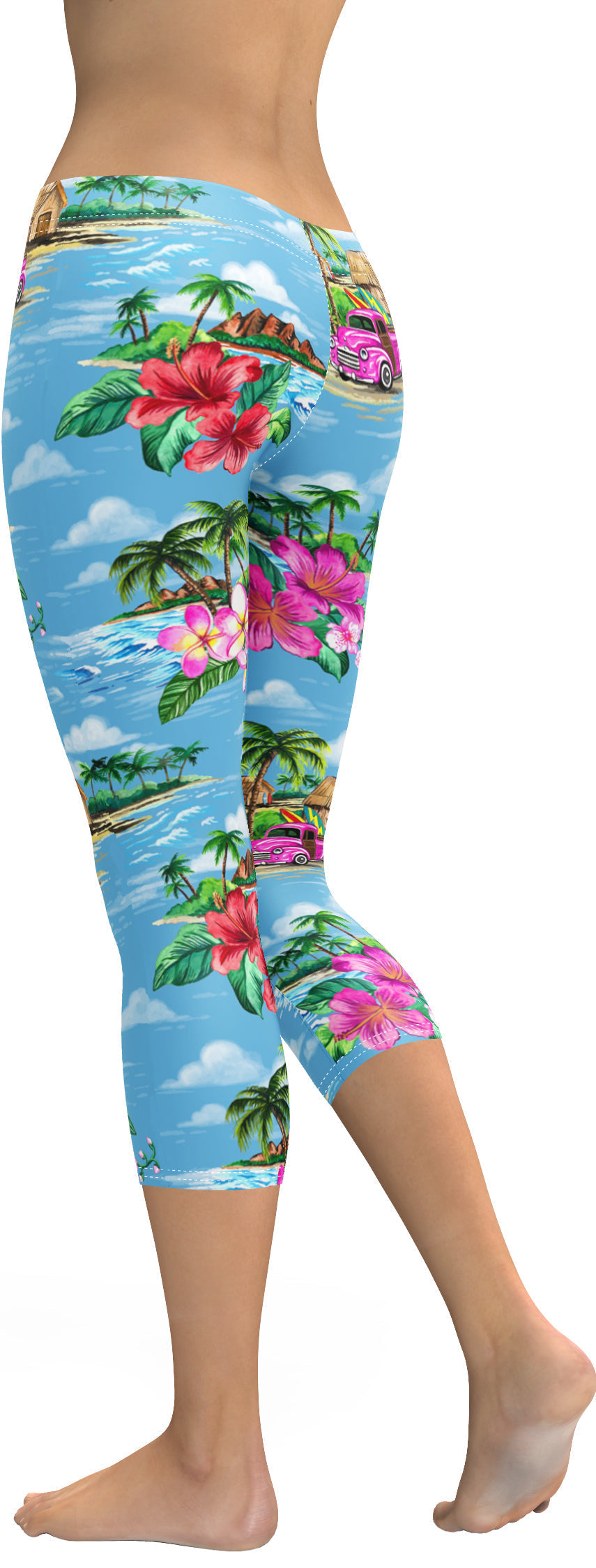 Floral Island Capris