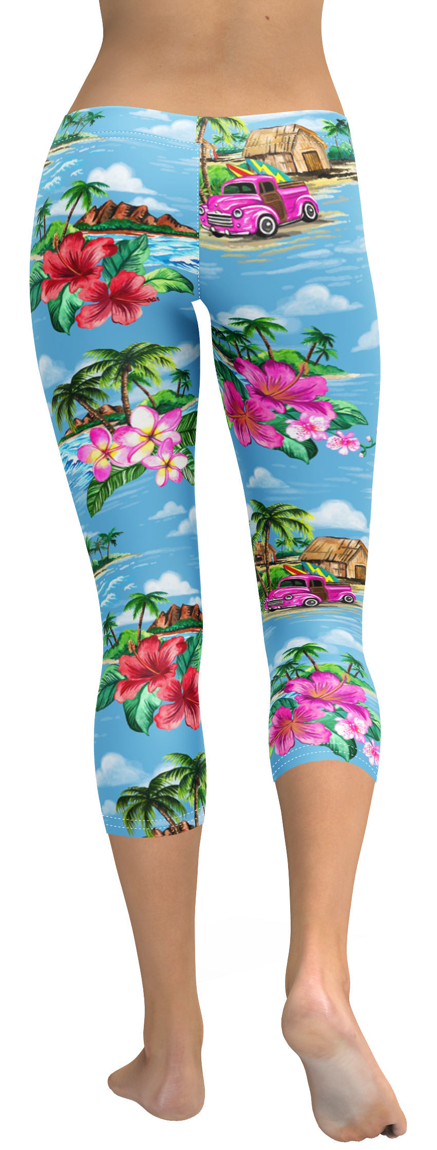 Floral Island Capris