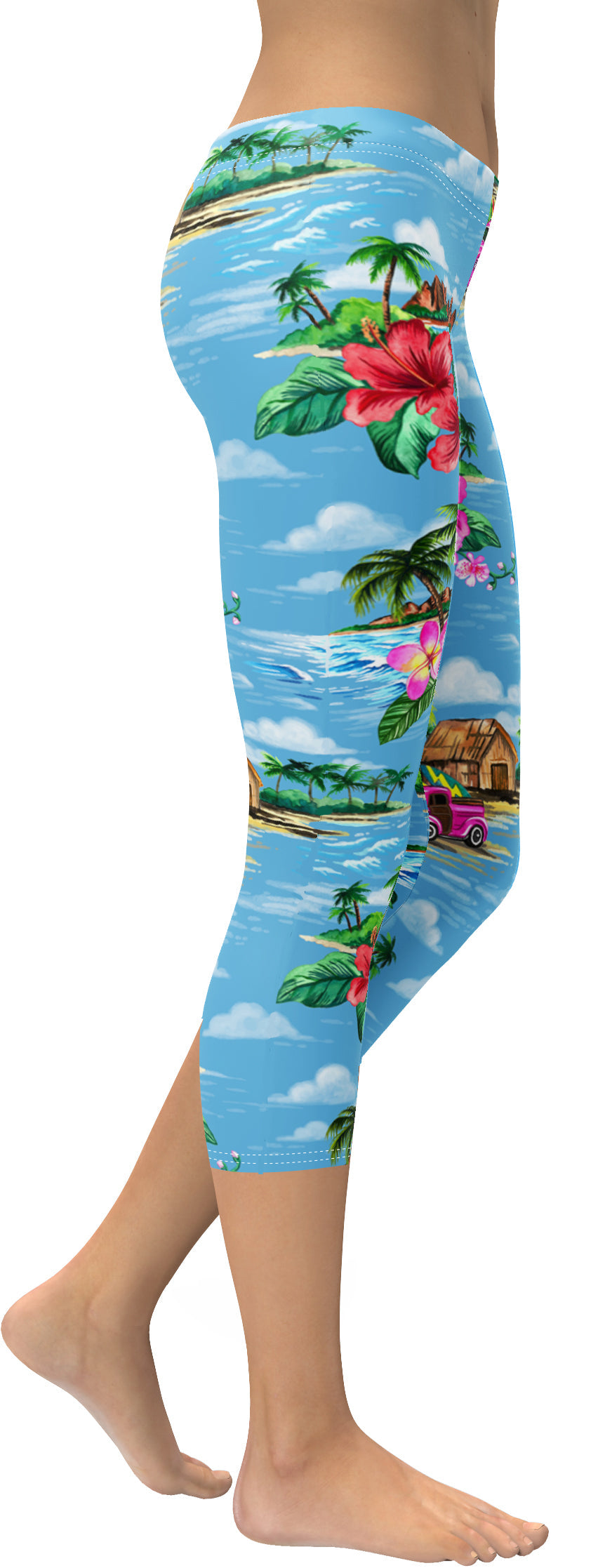 Floral Island Capris