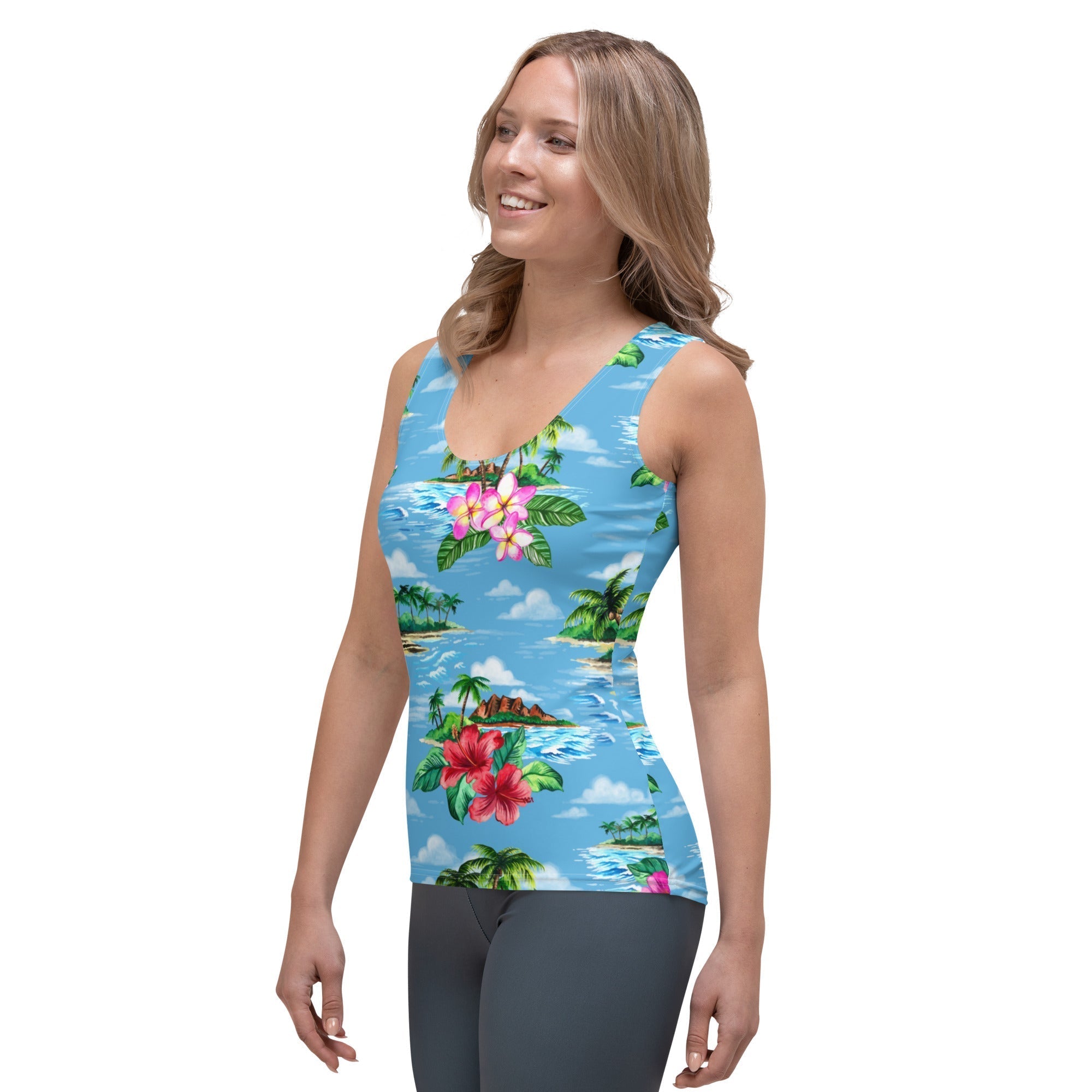 Floral Island Tank Top