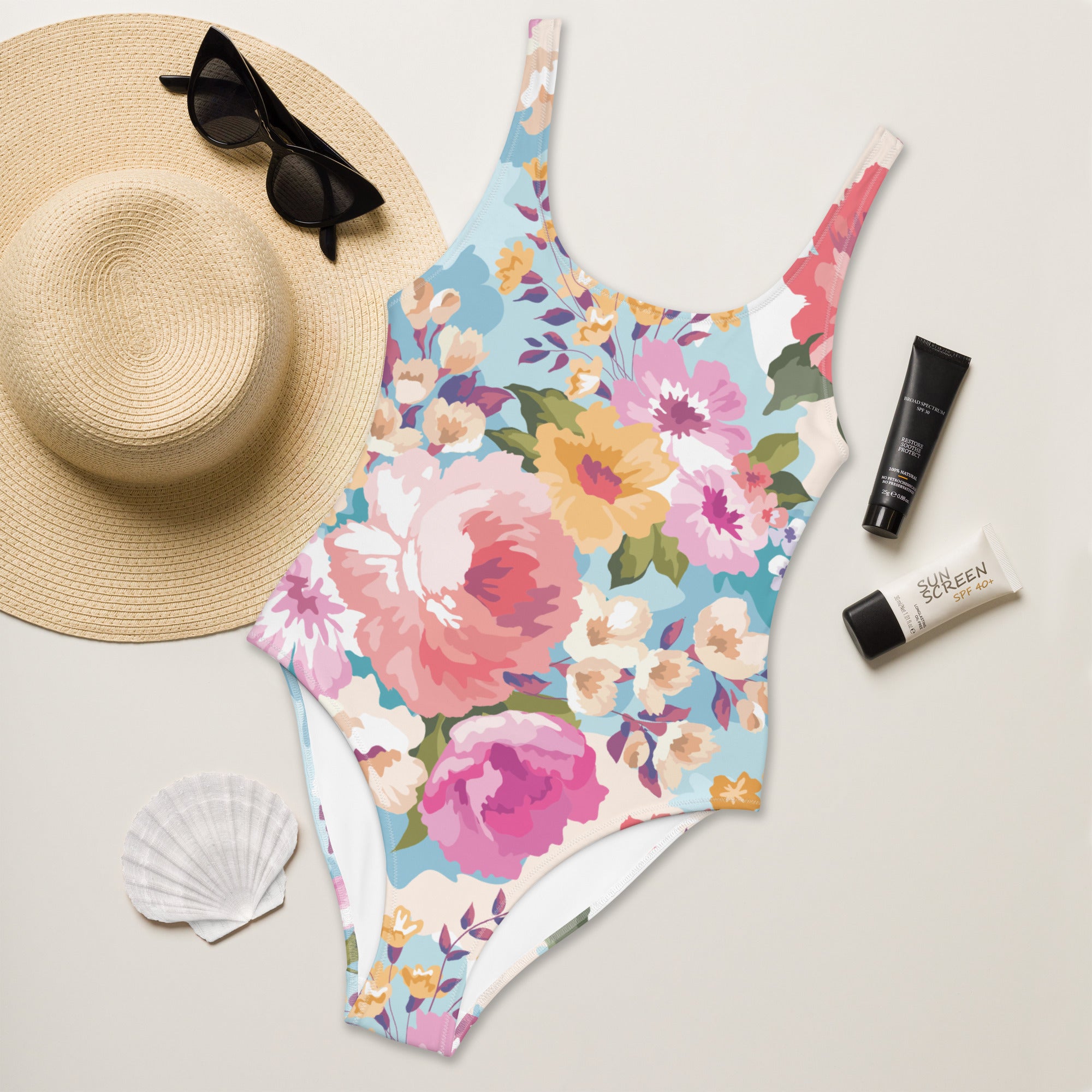 Flower Power One-Piece Swimsuit