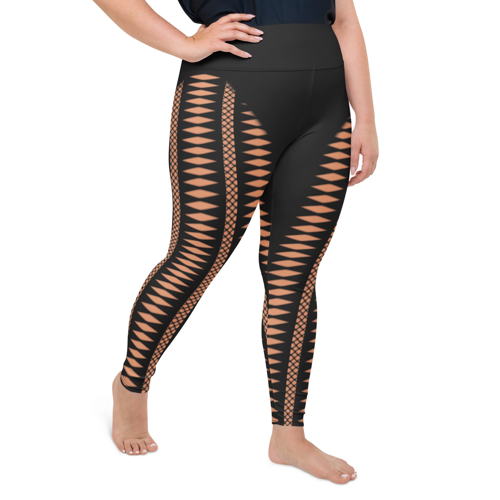 Geometric Allure Plus Size Leggings