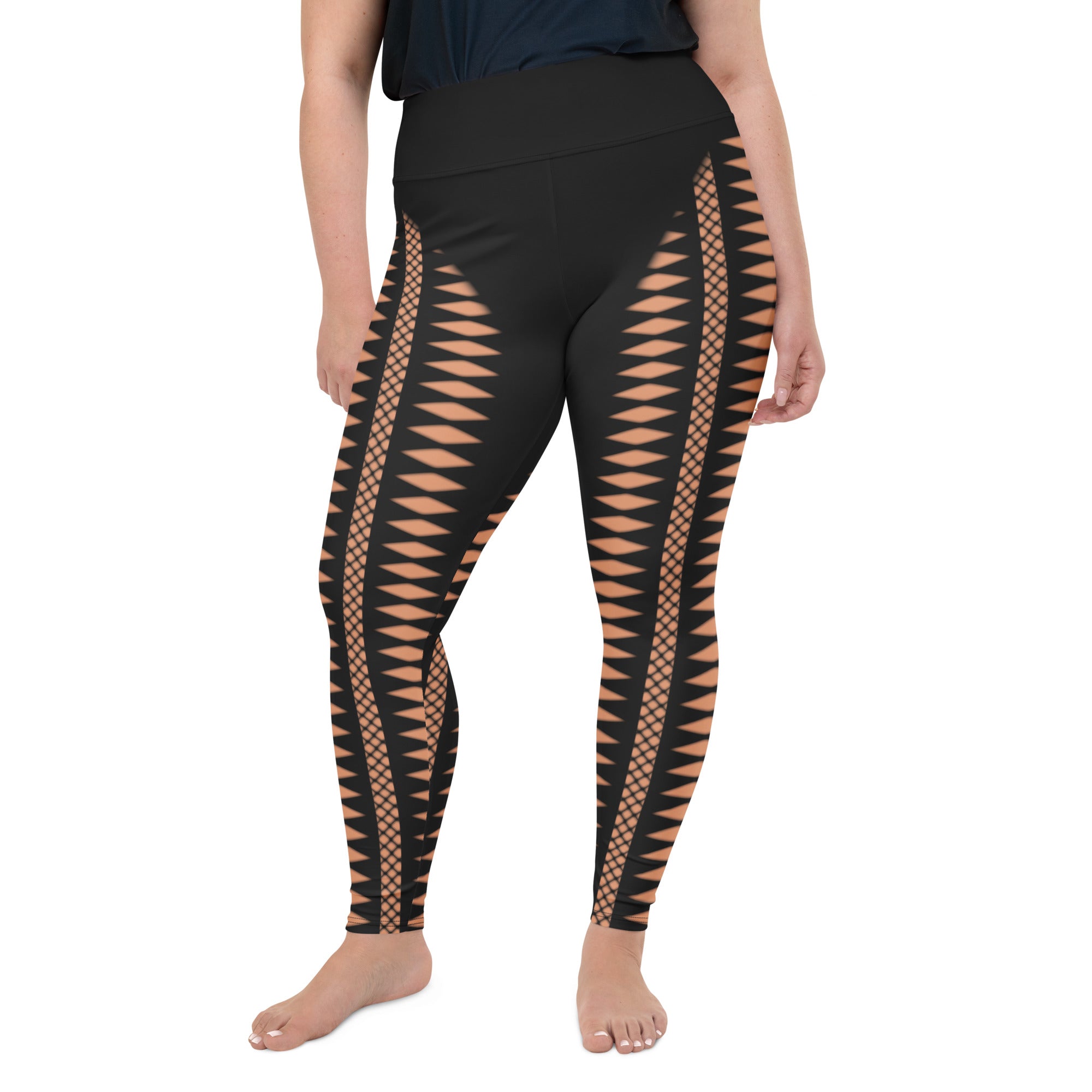 Geometric Allure Plus Size Leggings