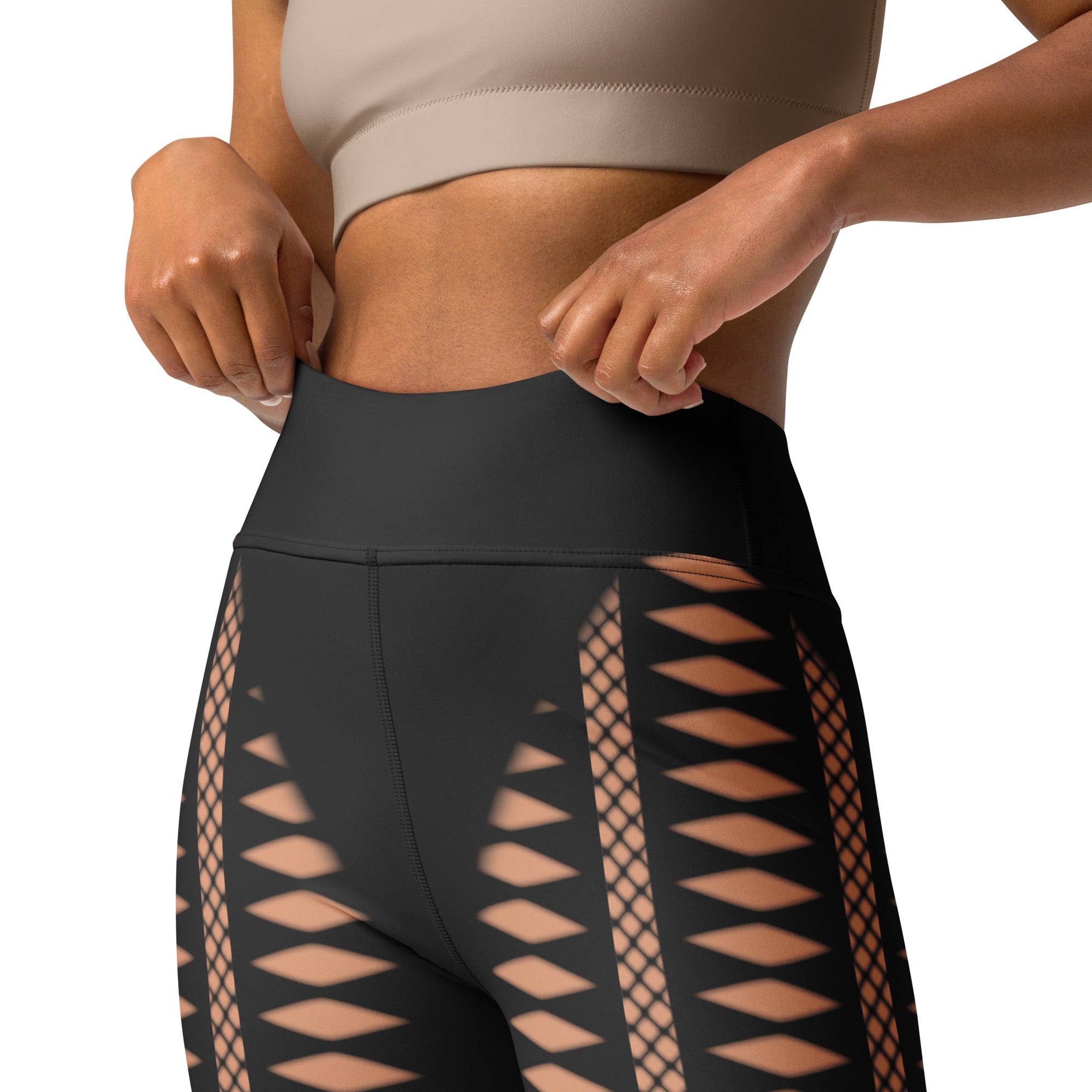 Geometric Allure Yoga Leggings