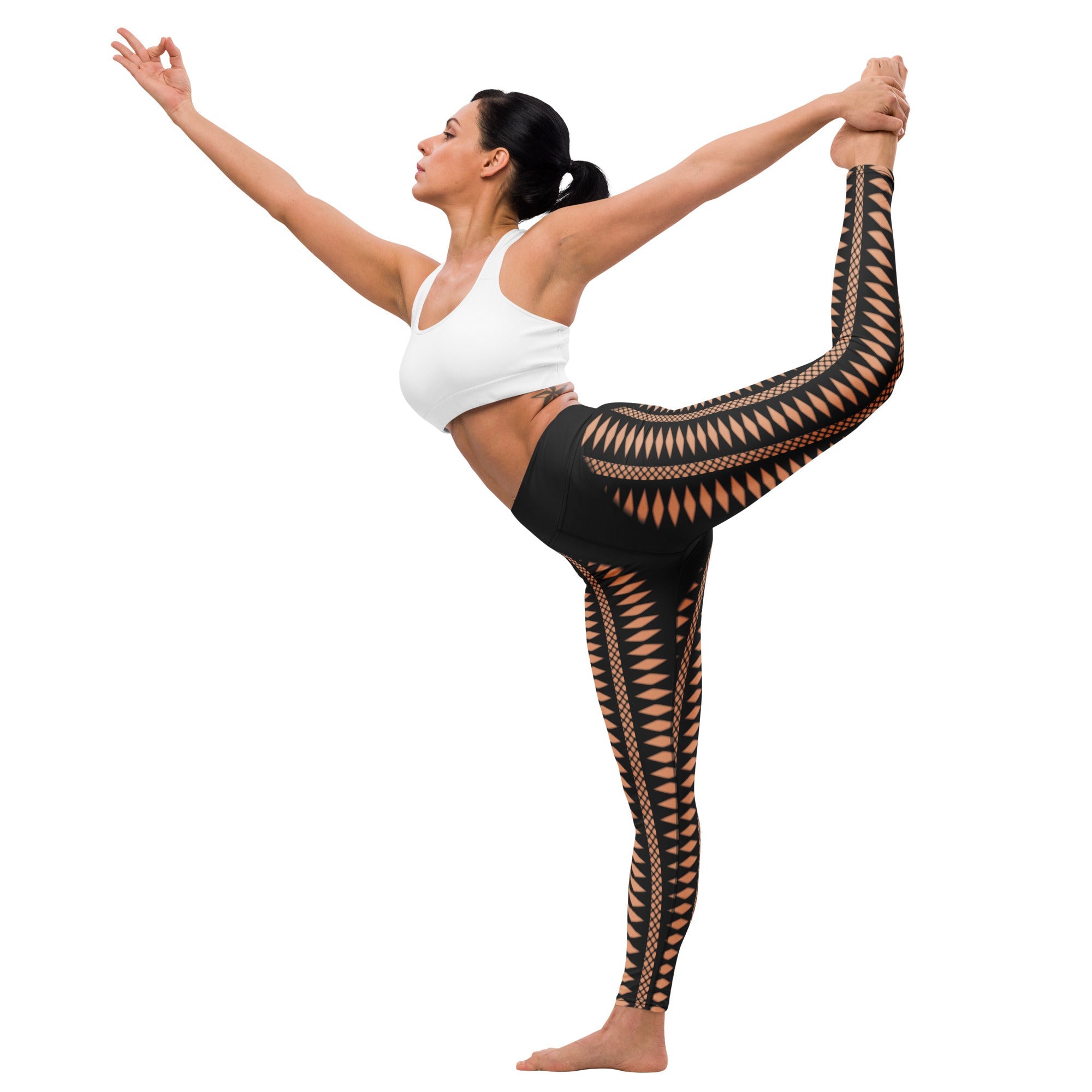 Geometric Allure Yoga Leggings