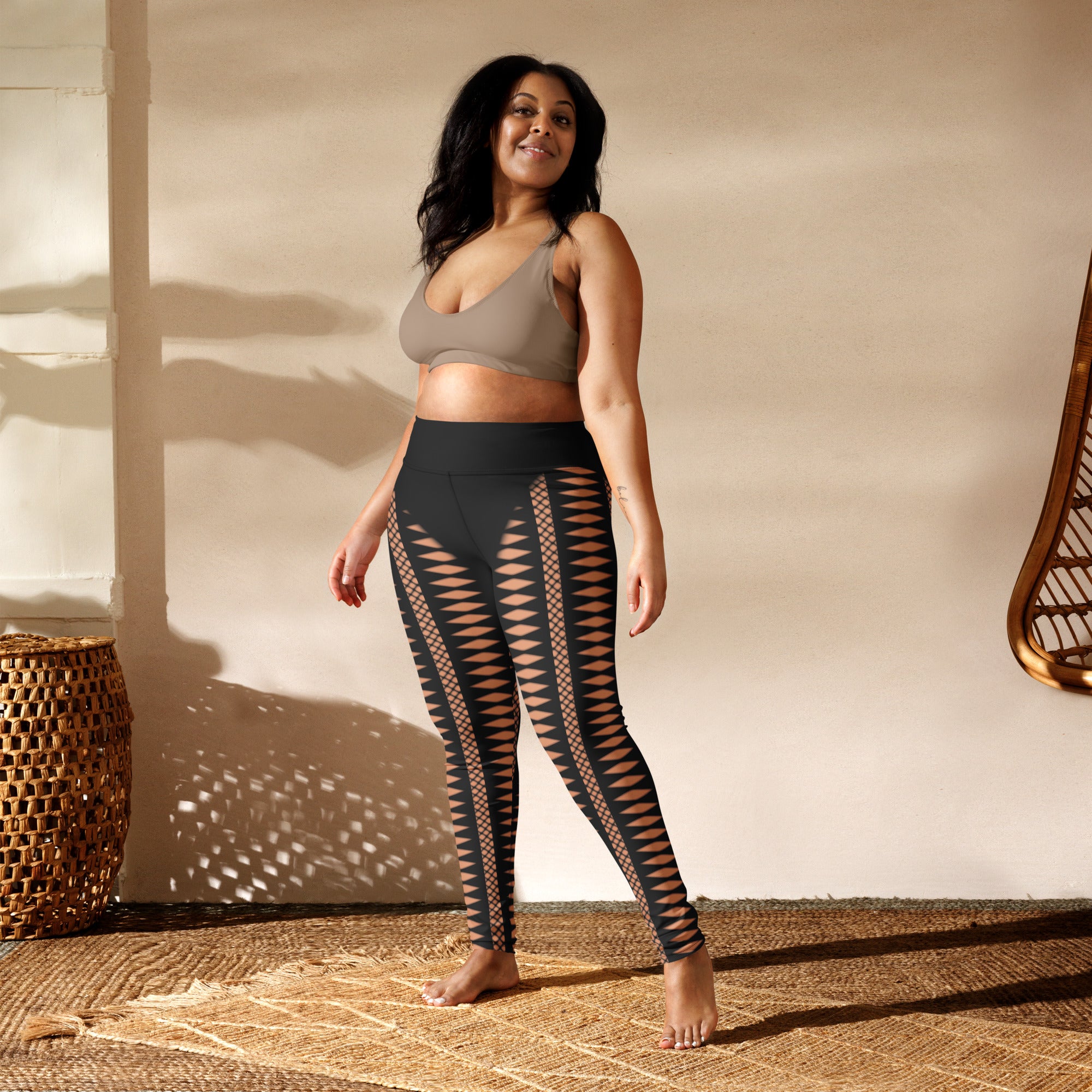 Geometric Allure Yoga Leggings