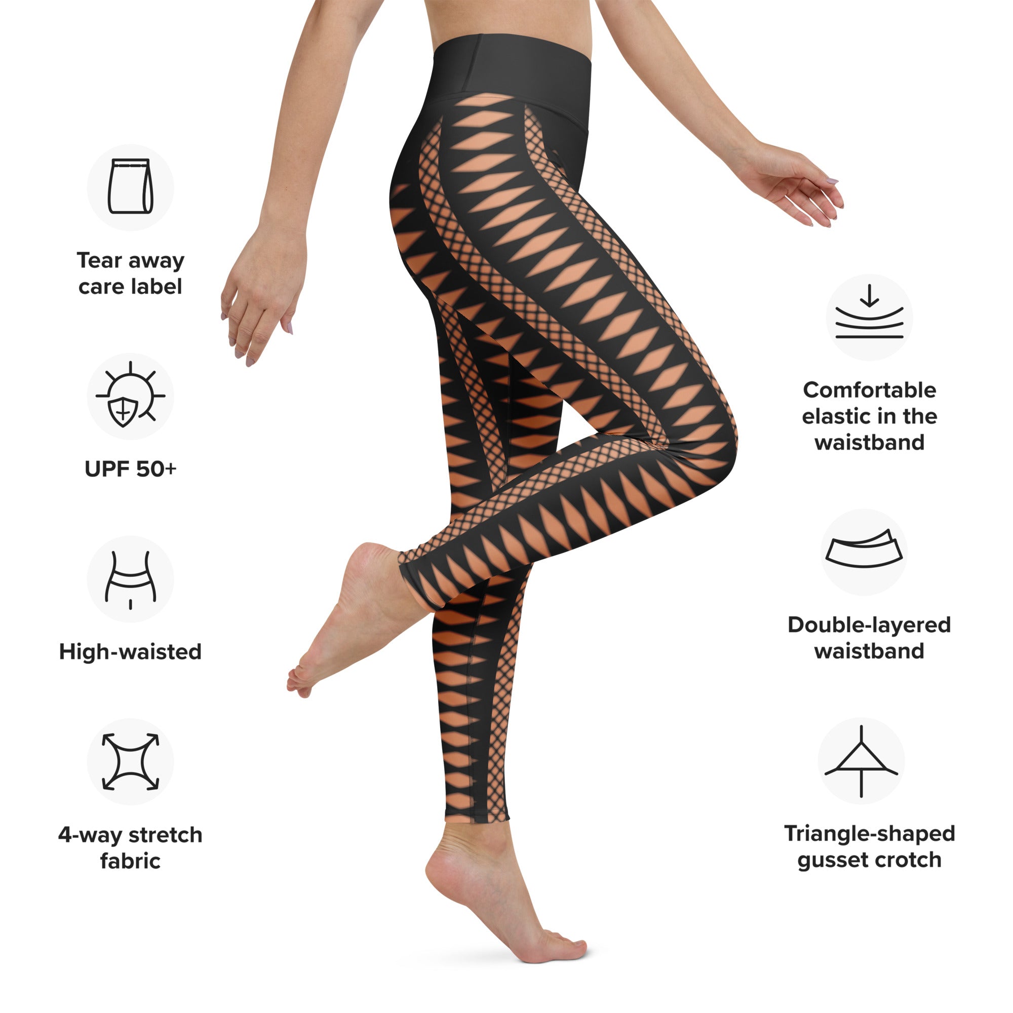 Geometric Allure Yoga Leggings