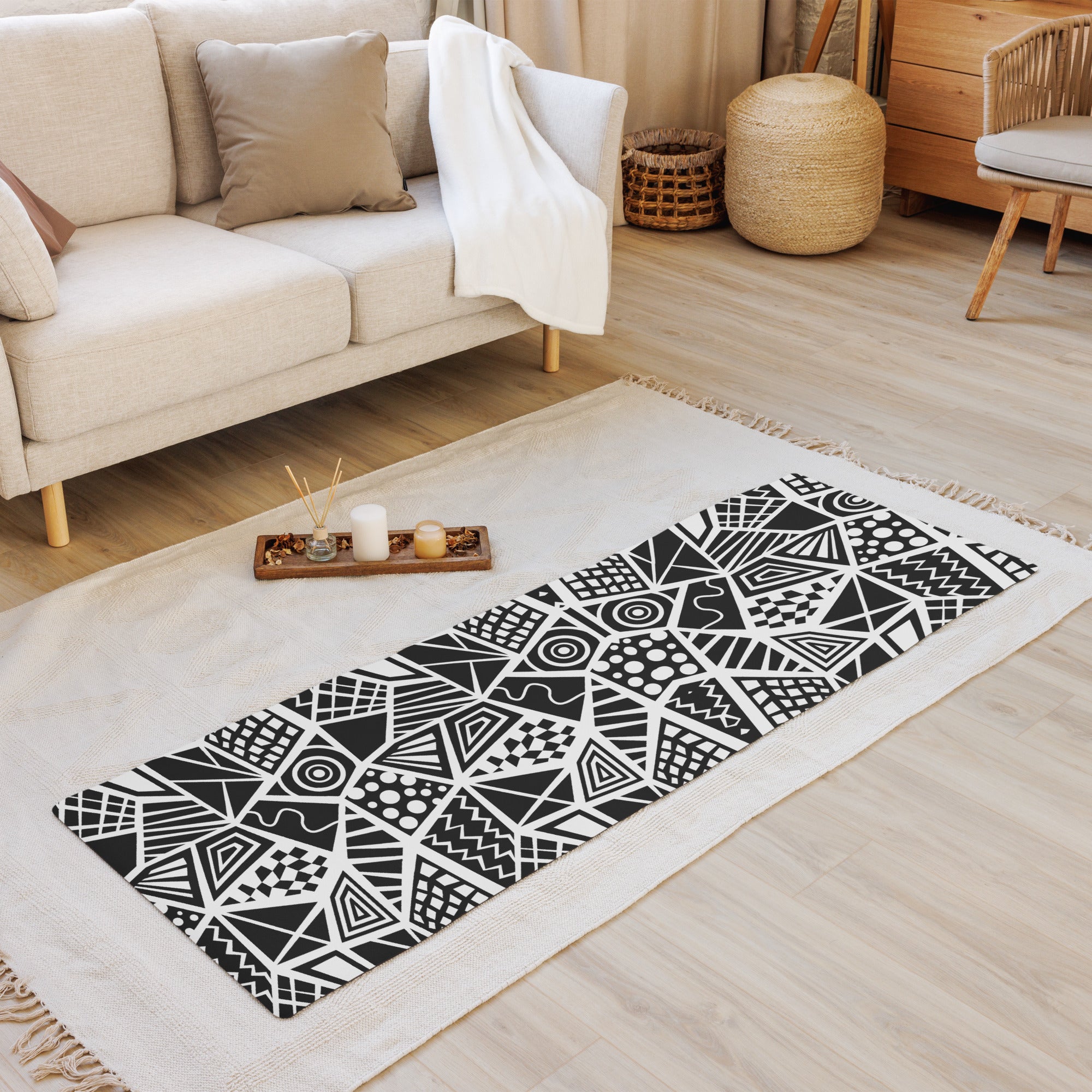 Geometric Shape Yoga Mat