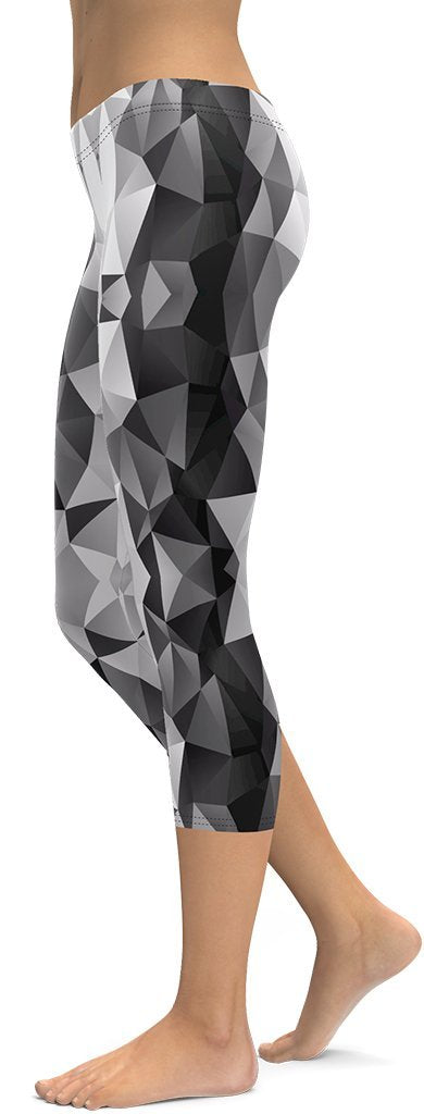 Glass Geometric Capris