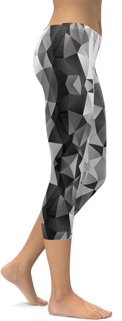 Glass Geometric Capris