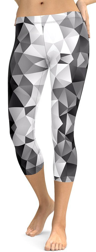 Glass Geometric Capris