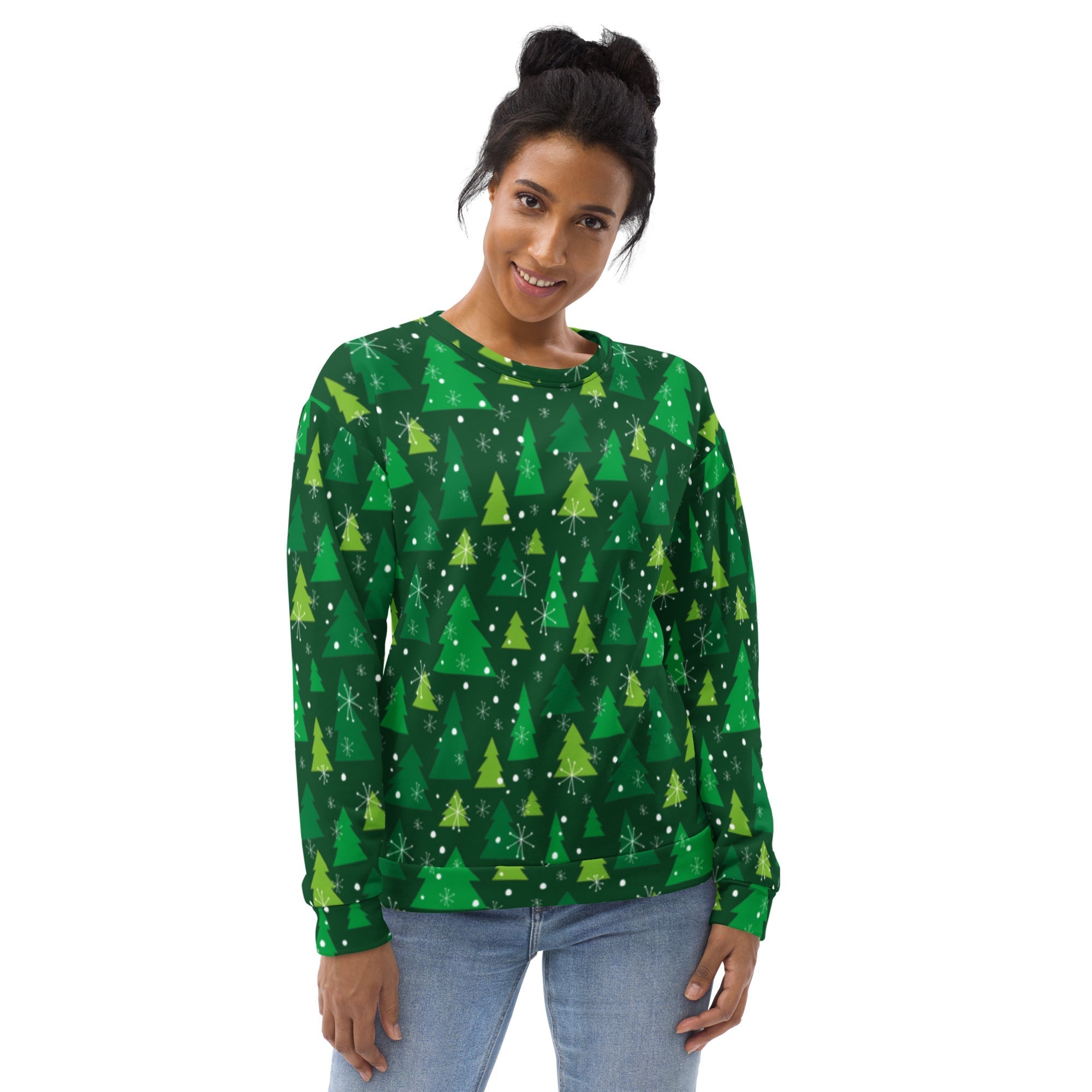 Green Forest Christmas Sweatshirt