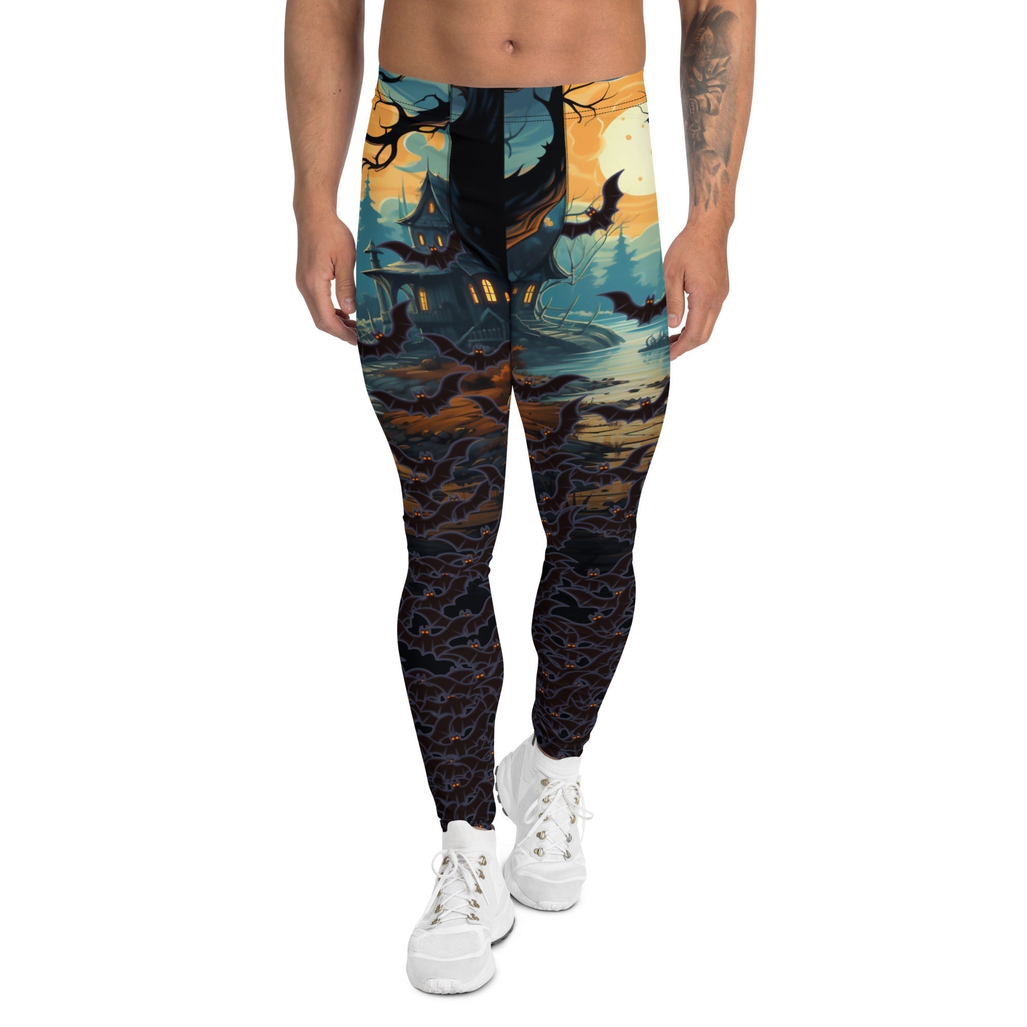 Halloween Bats Men's Leggings