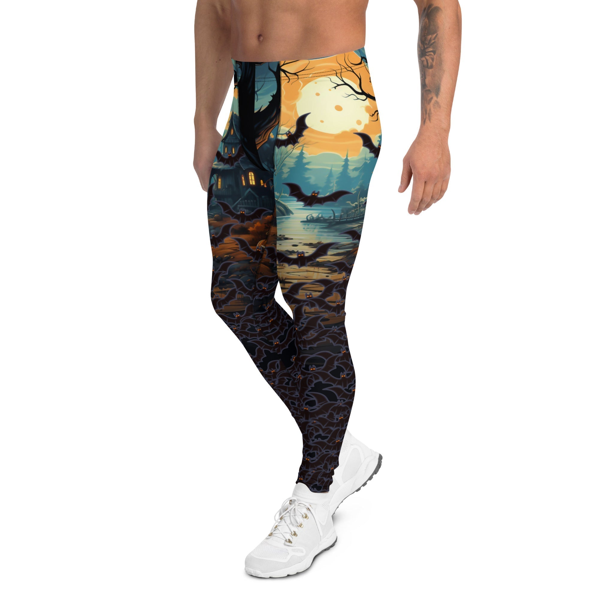 Halloween Bats Men's Leggings