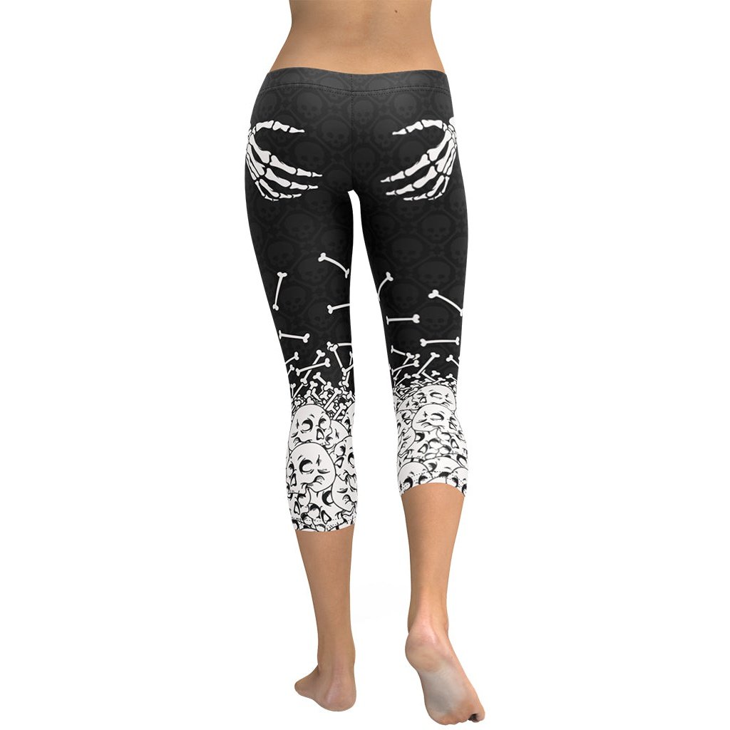 Halloween Hand Print Capris