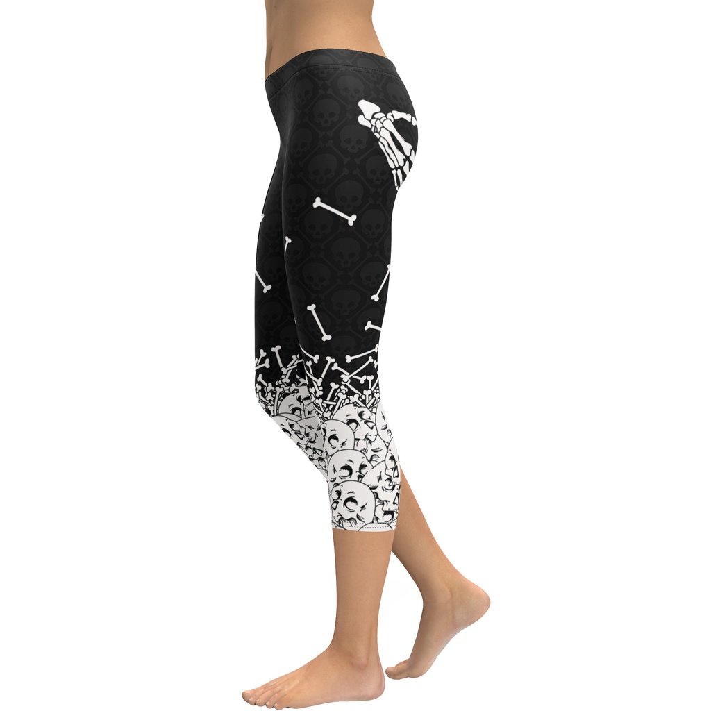 Halloween Hand Print Capris