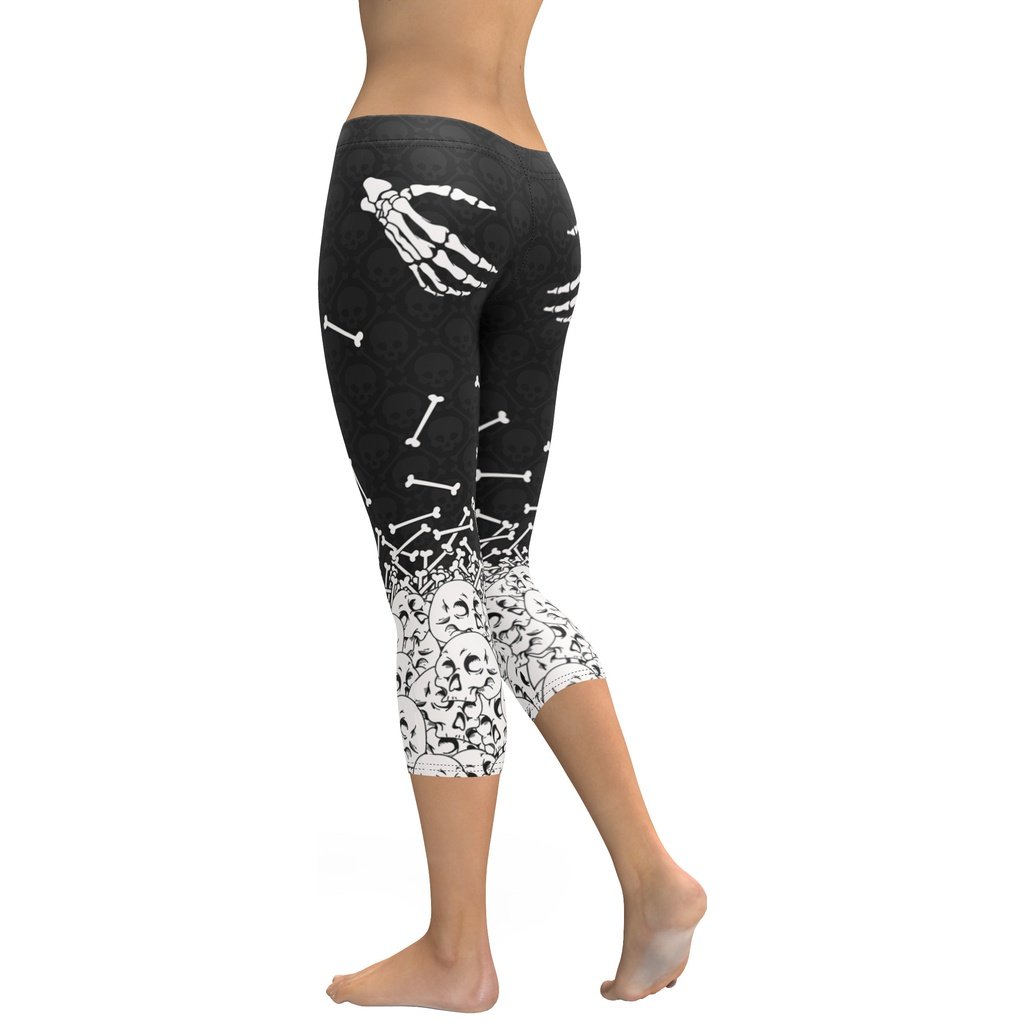 Halloween Hand Print Capris