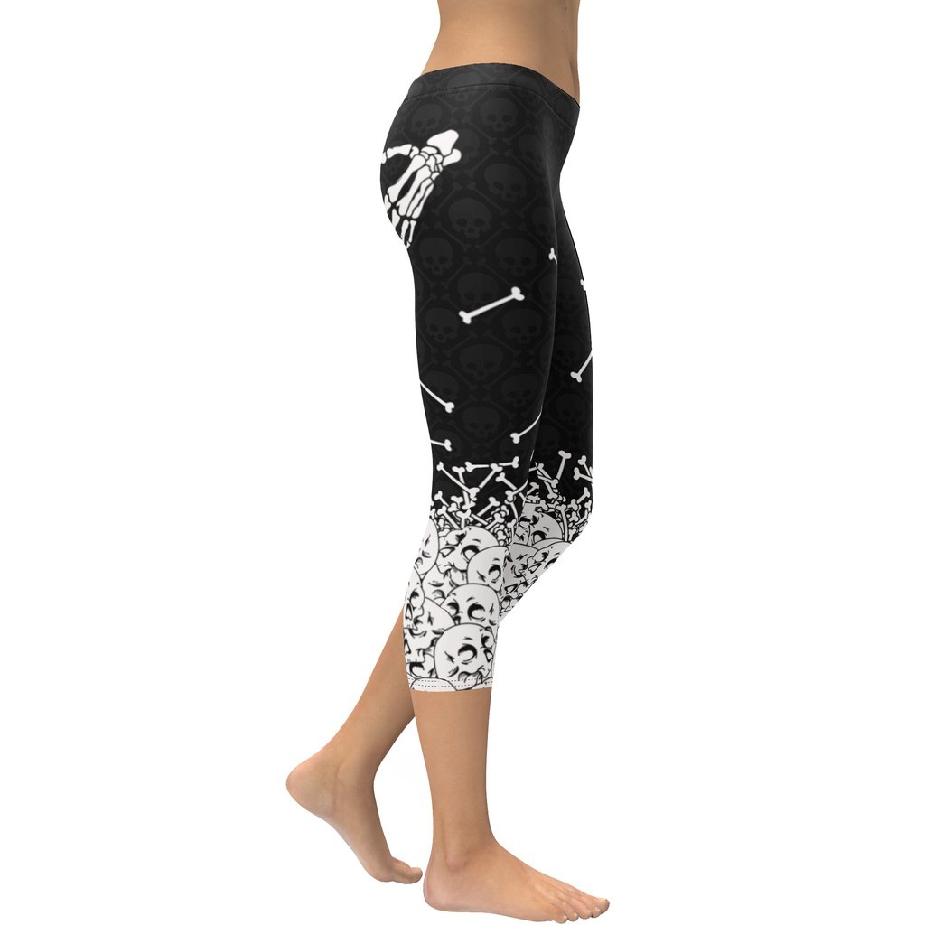 Halloween Hand Print Capris