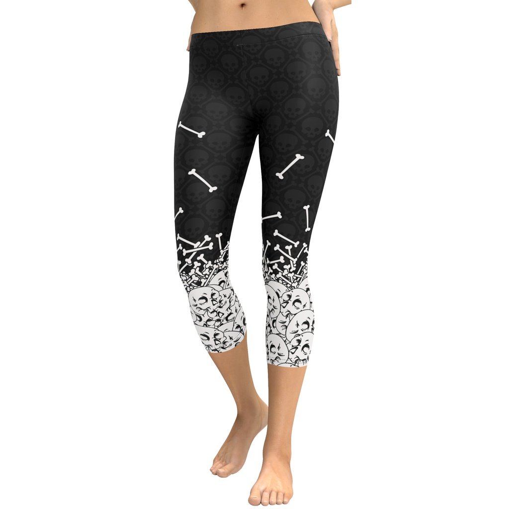 Halloween Hand Print Capris