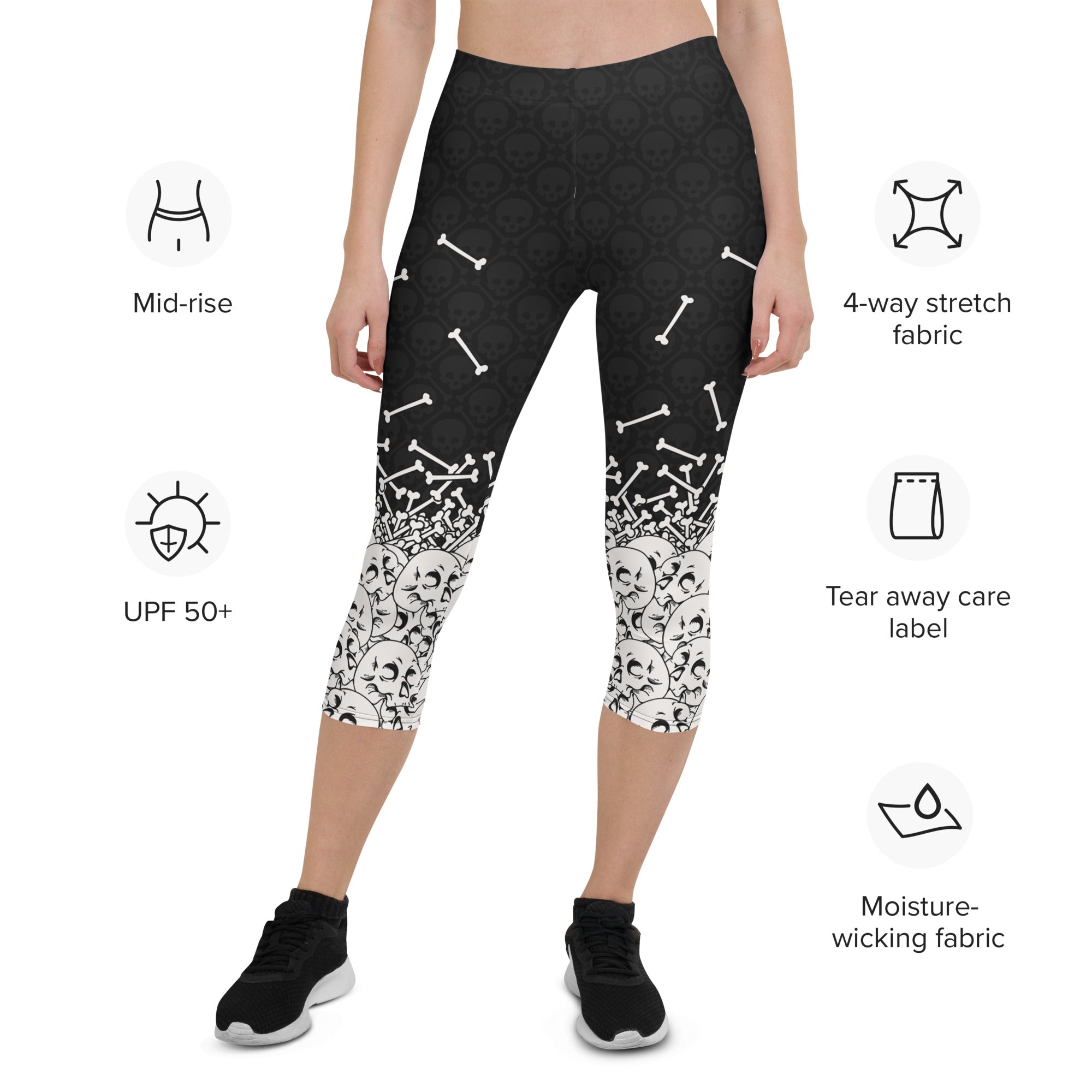 Halloween Hand Print Capris