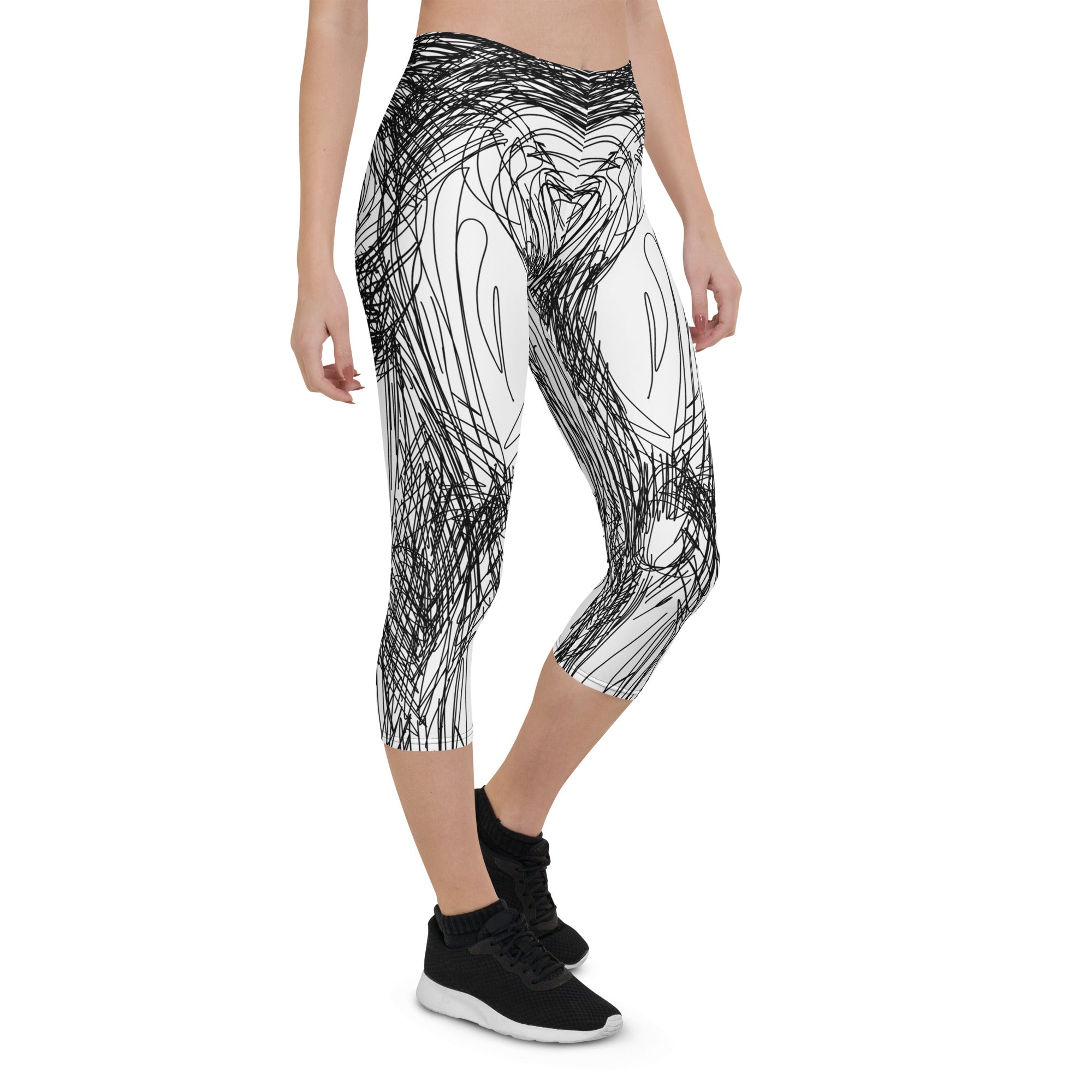 Hand Drawn Capris