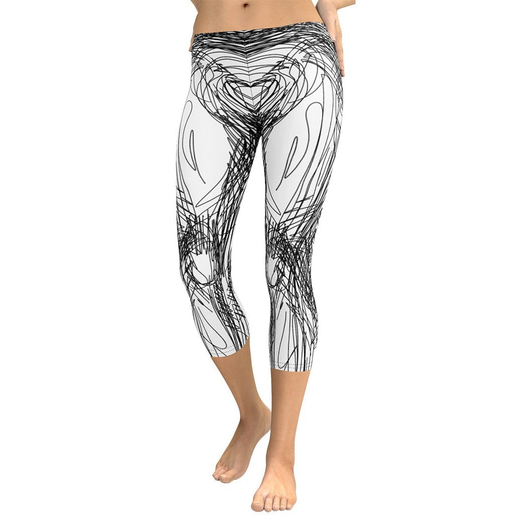 Hand Drawn Capris