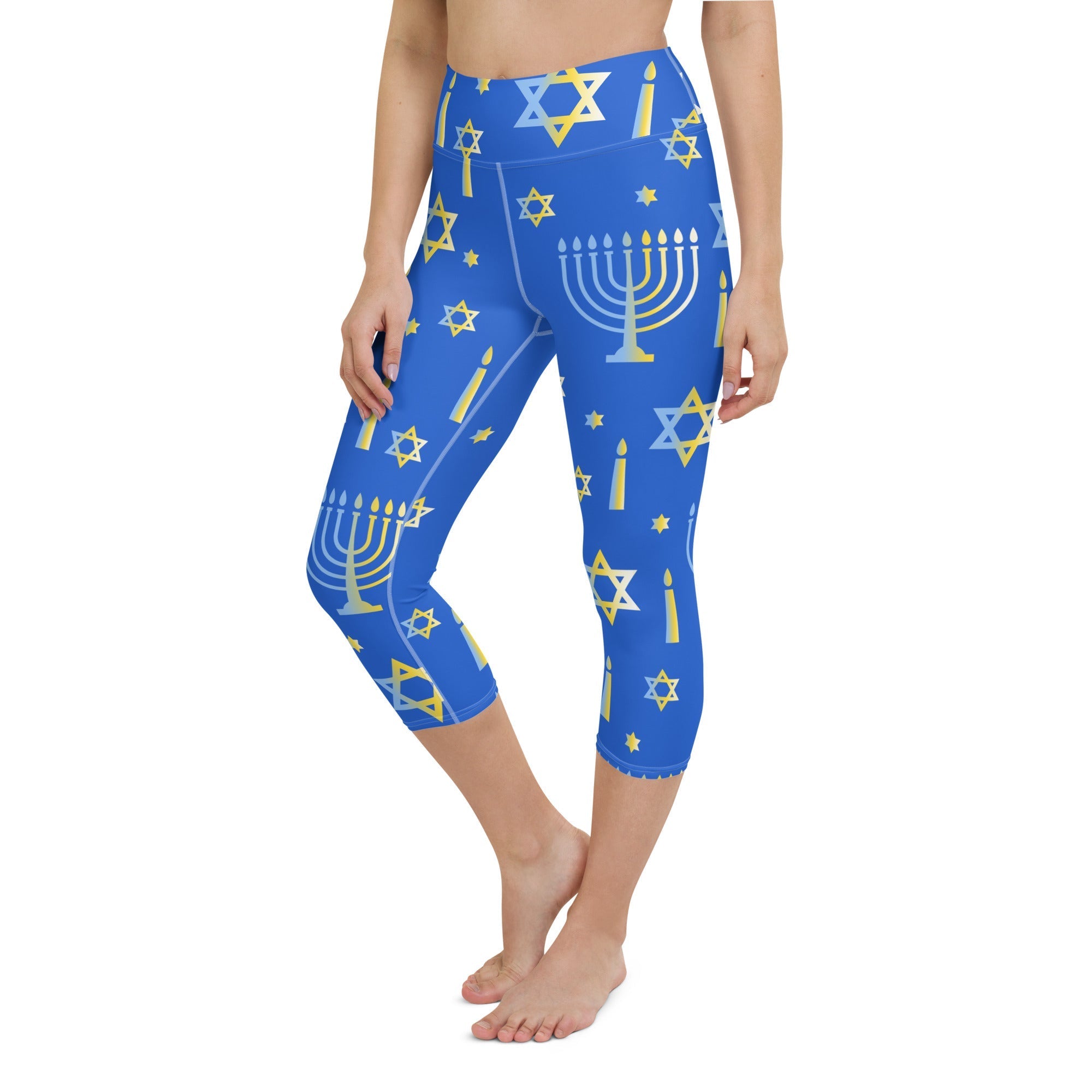 Hanukkah Yoga Capris