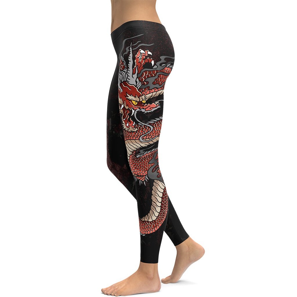  Dragon Fit Compression Yoga Pants Power Stretch